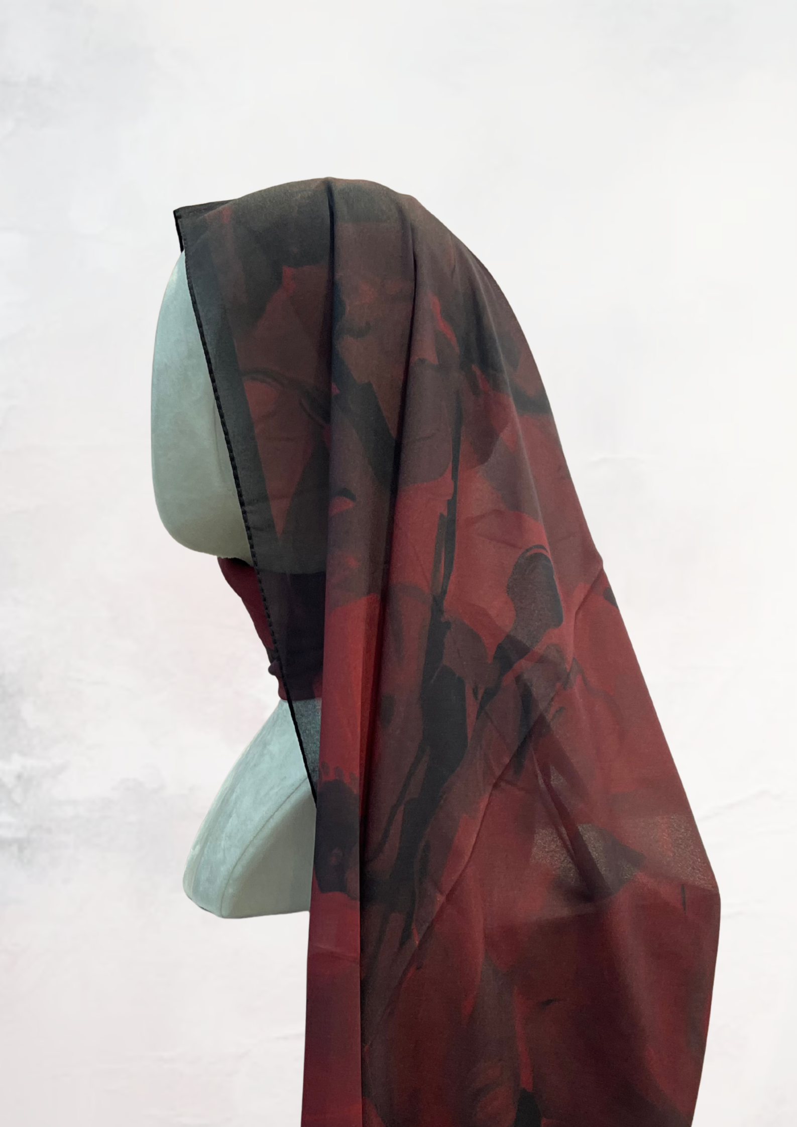 Abstract Floral Hijab