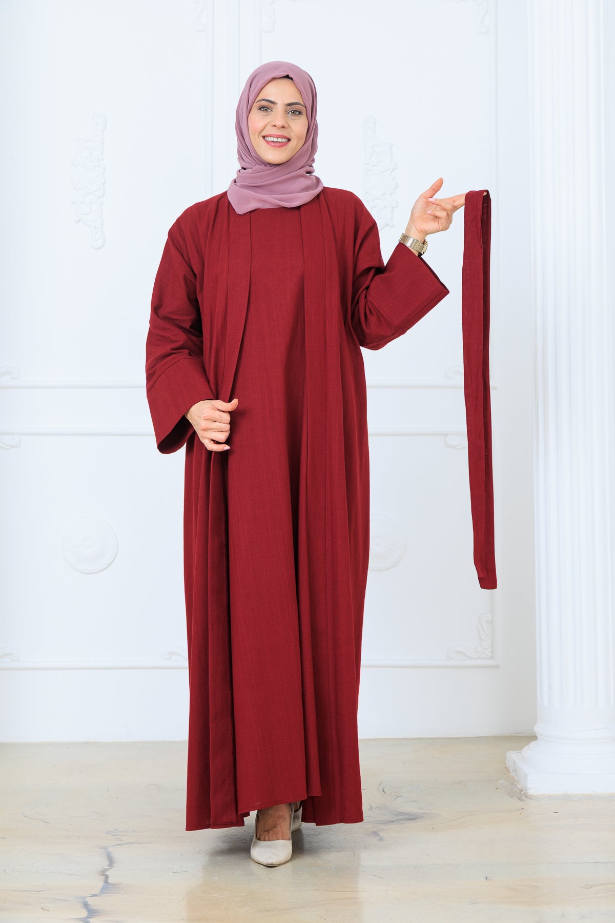2 Piece cotton Abaya