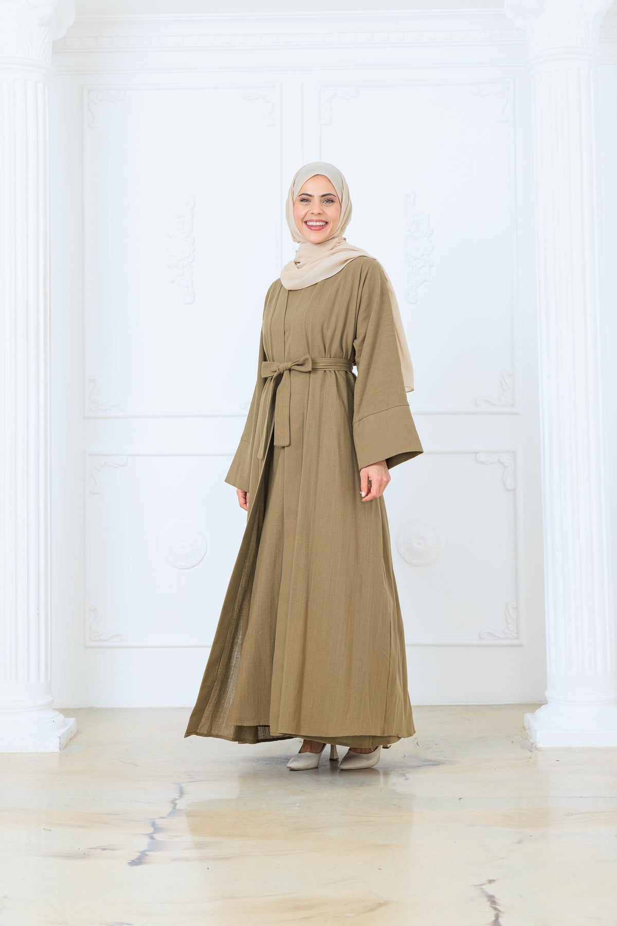 2 Piece cotton Abaya