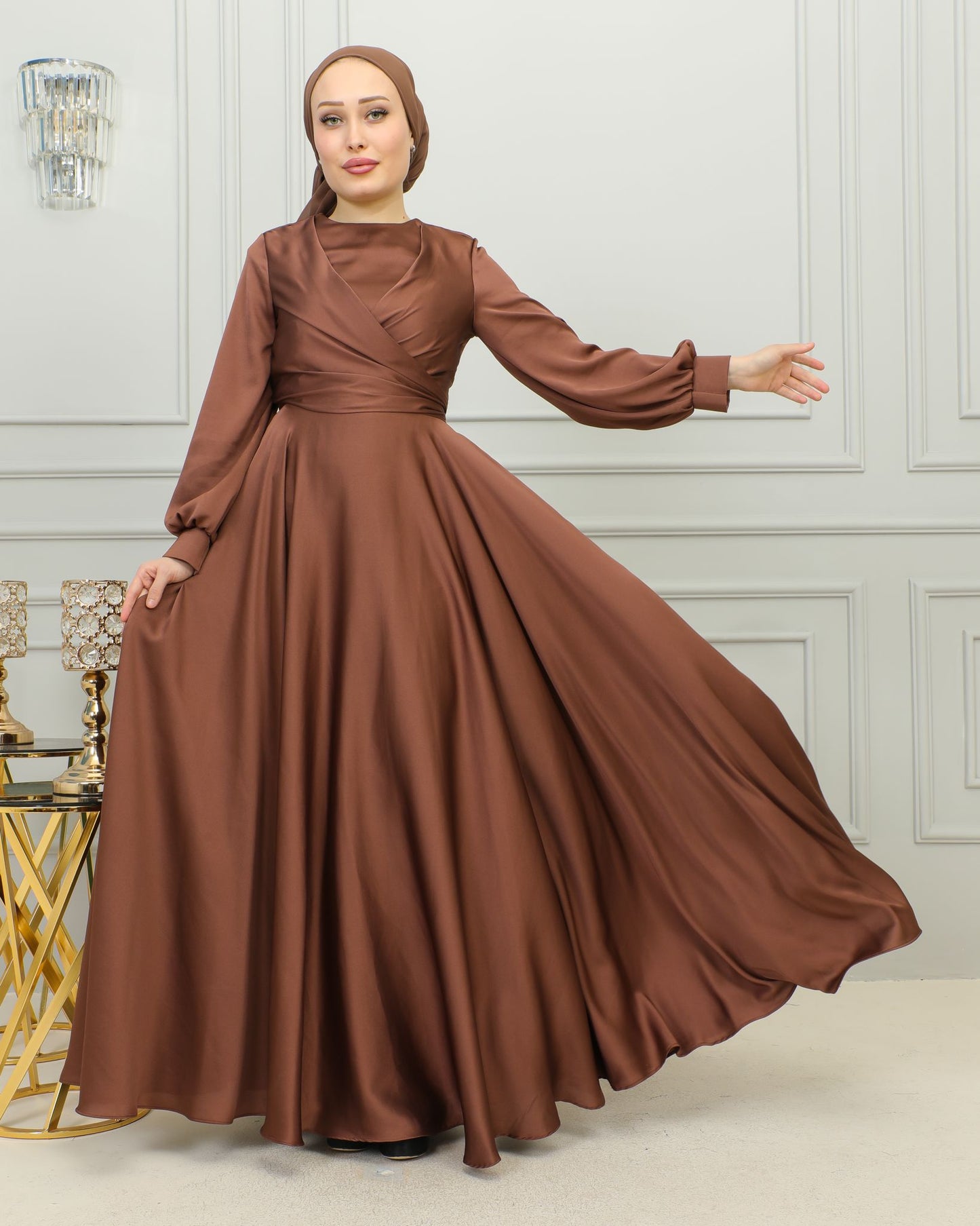 Ameera Satin Dress