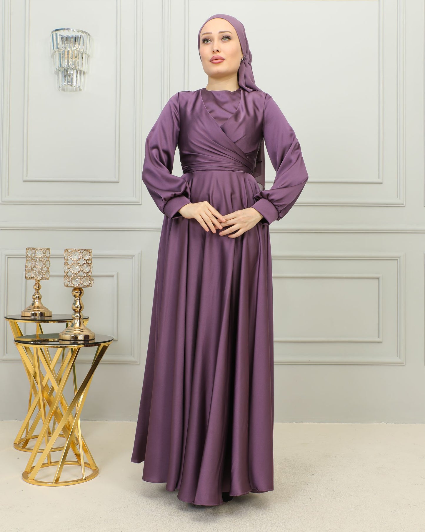Ameera Satin Dress