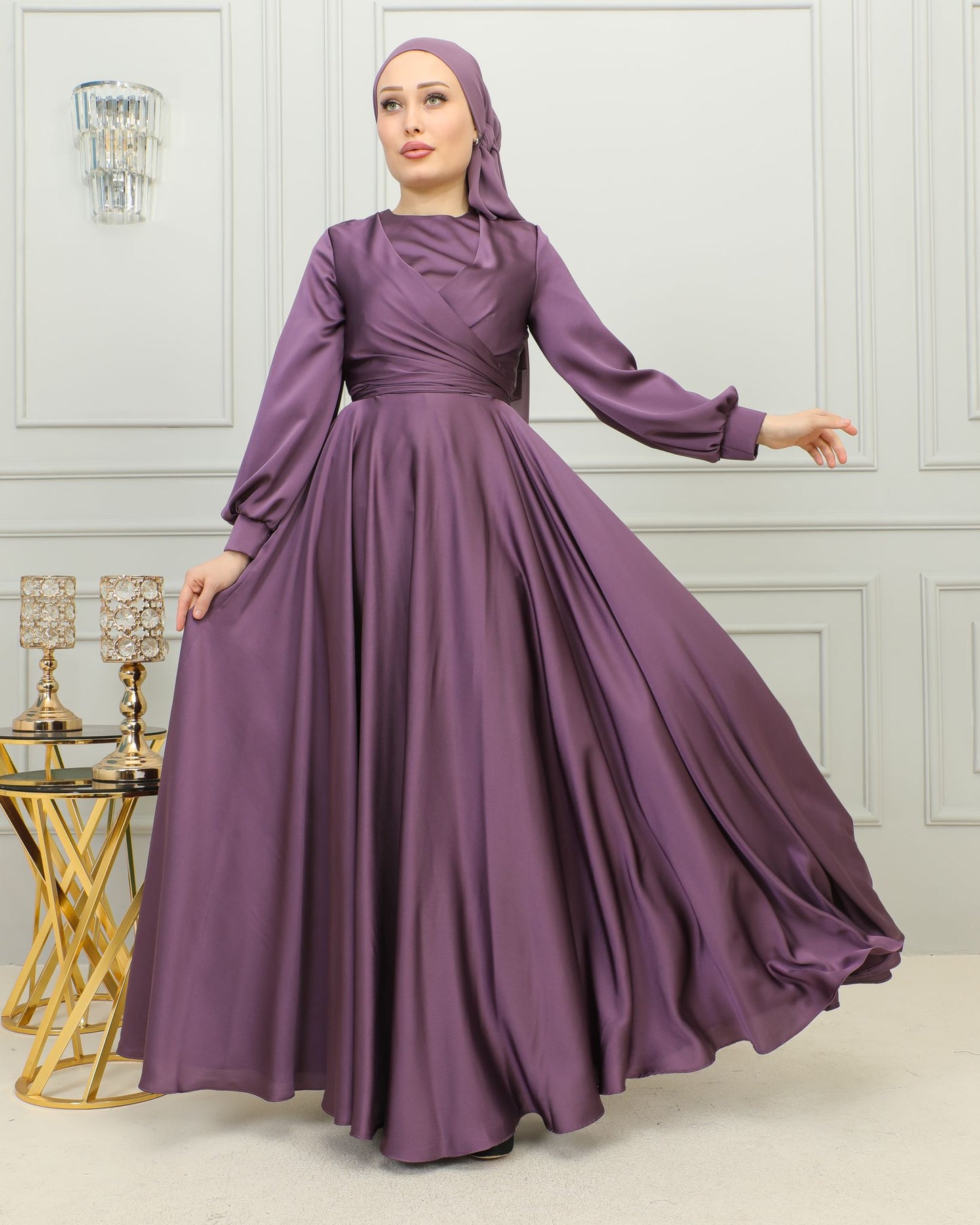 Ameera Satin Dress