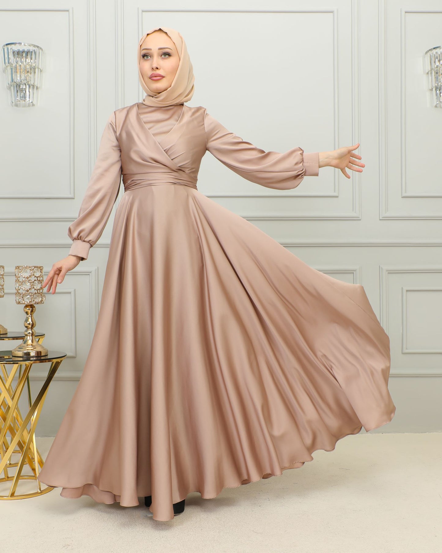 Ameera Satin Dress