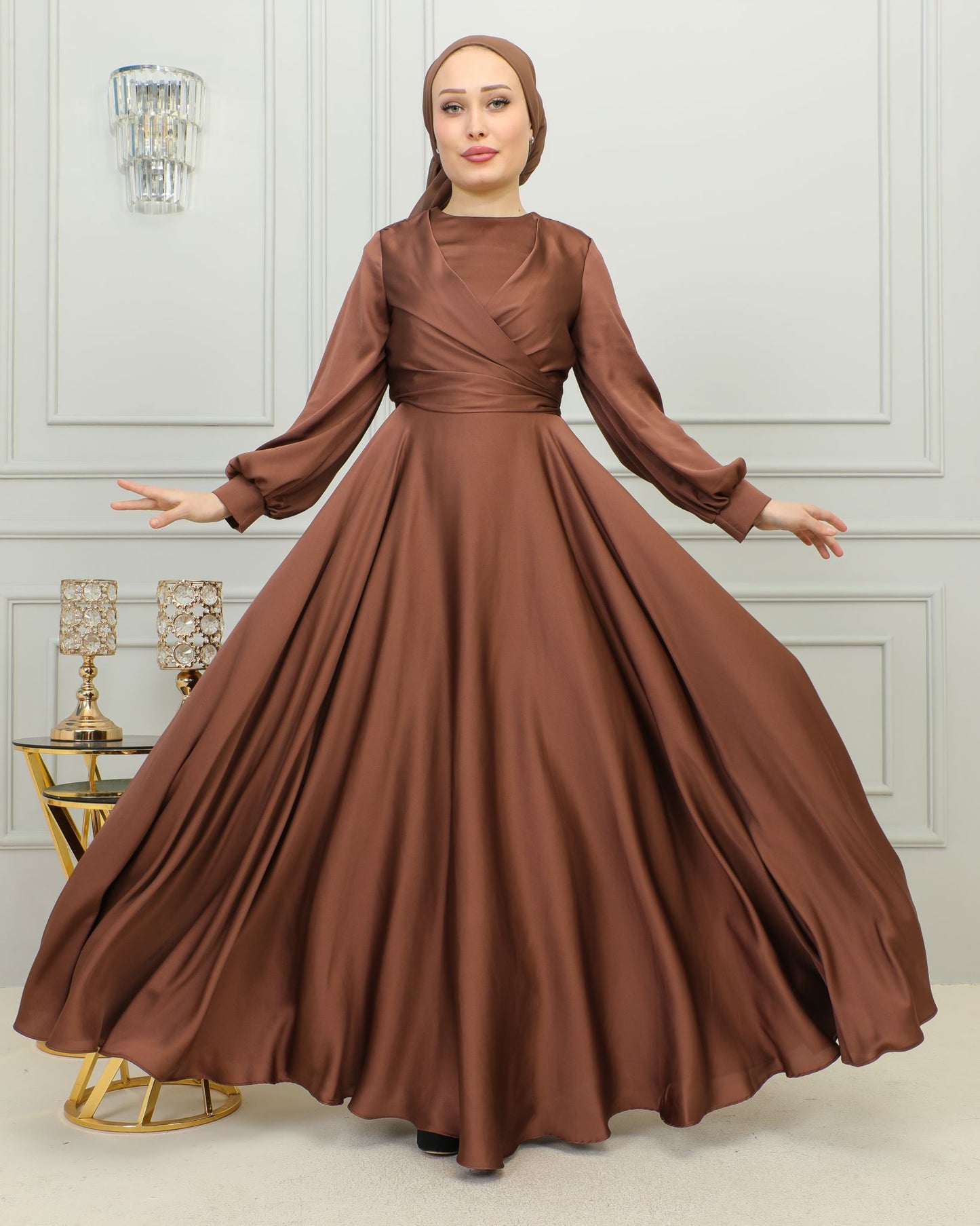 Ameera Satin Dress