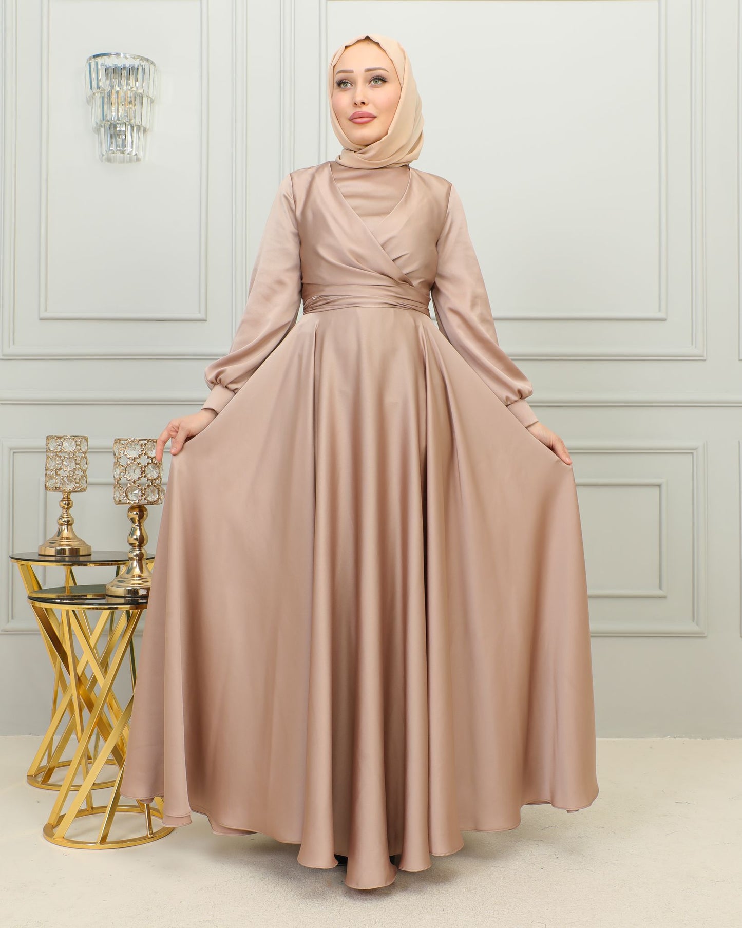 Ameera Satin Dress