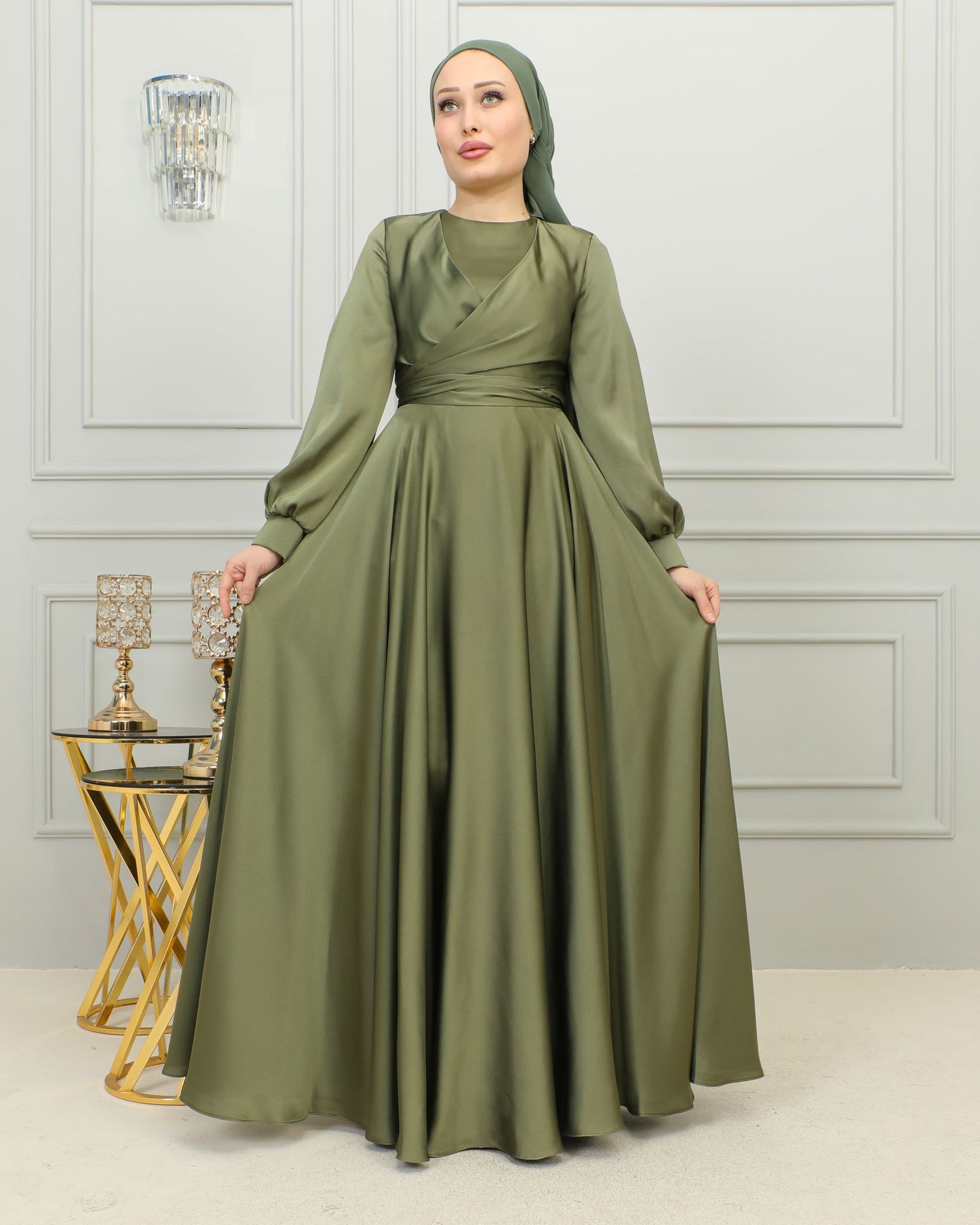 Ameera Satin Dress