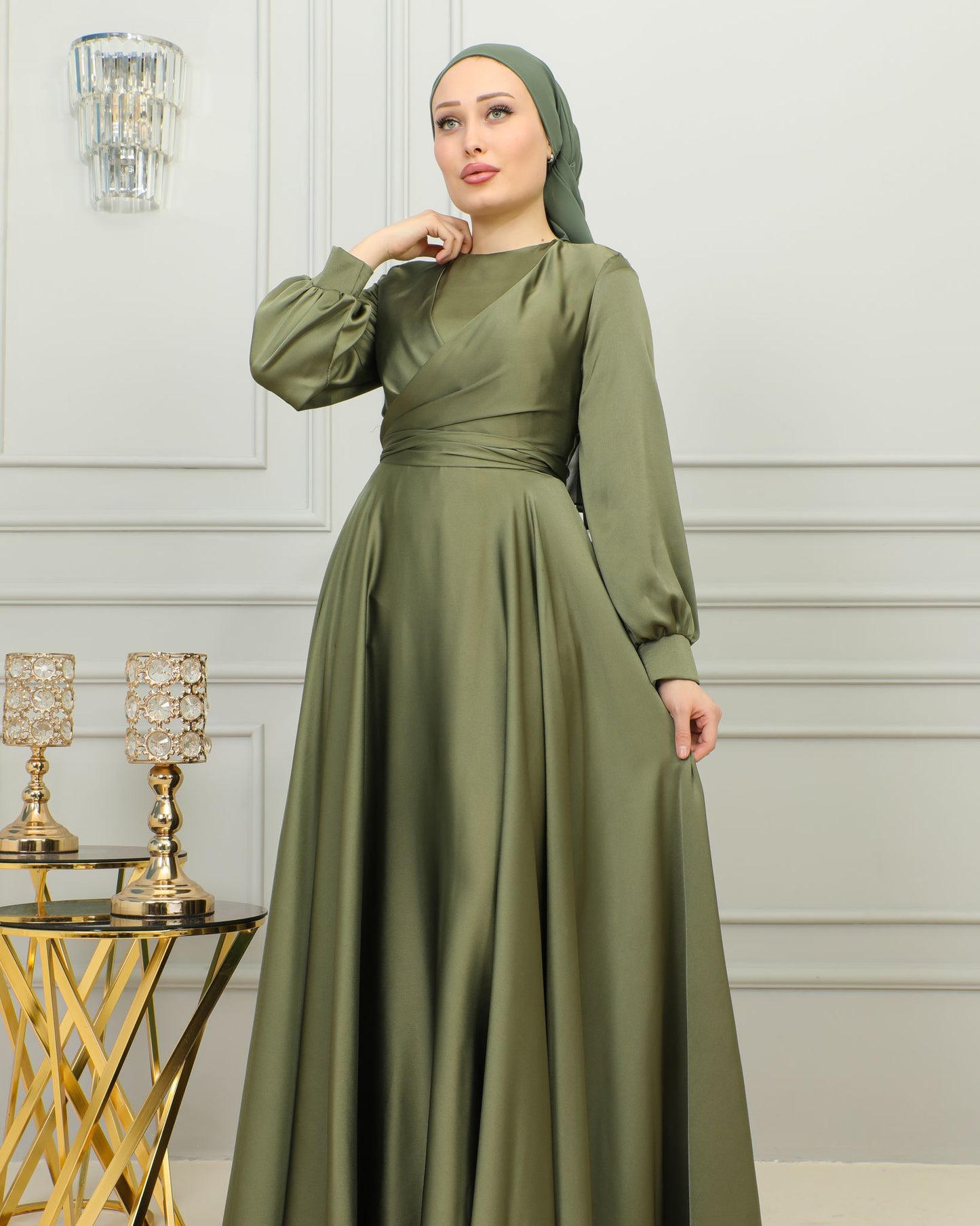 Ameera Satin Dress