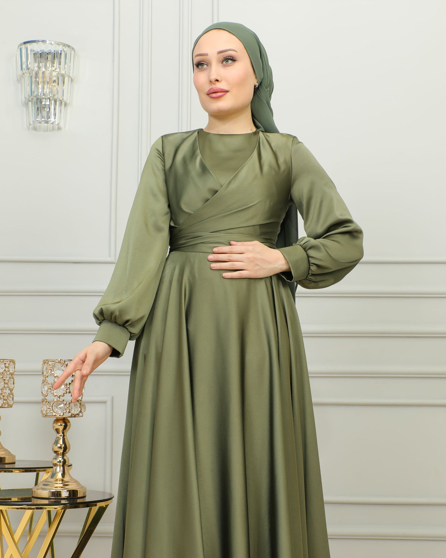 Ameera Satin Dress