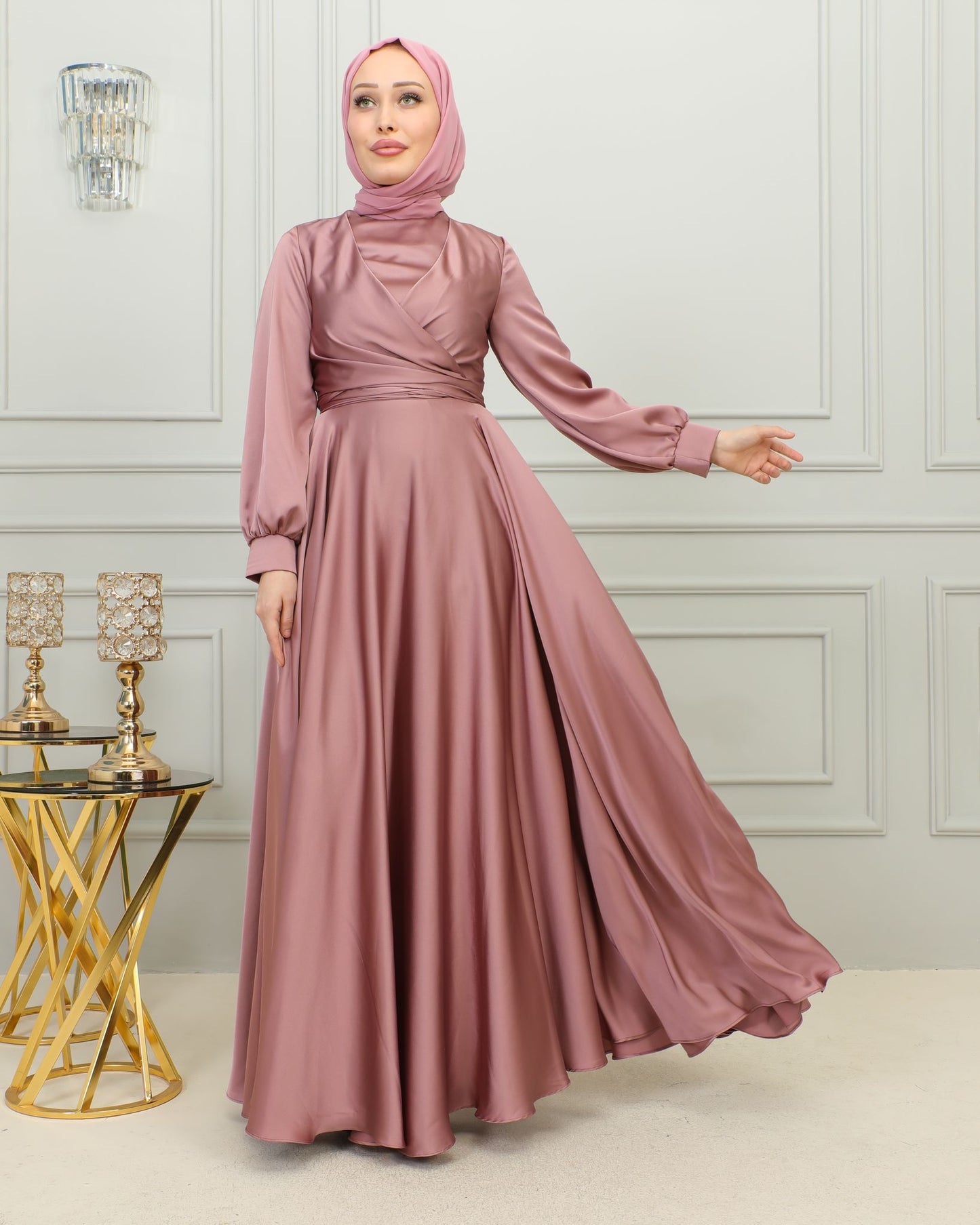 Ameera Satin Dress