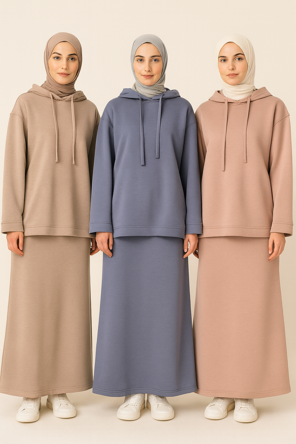Hooded Skirt Set