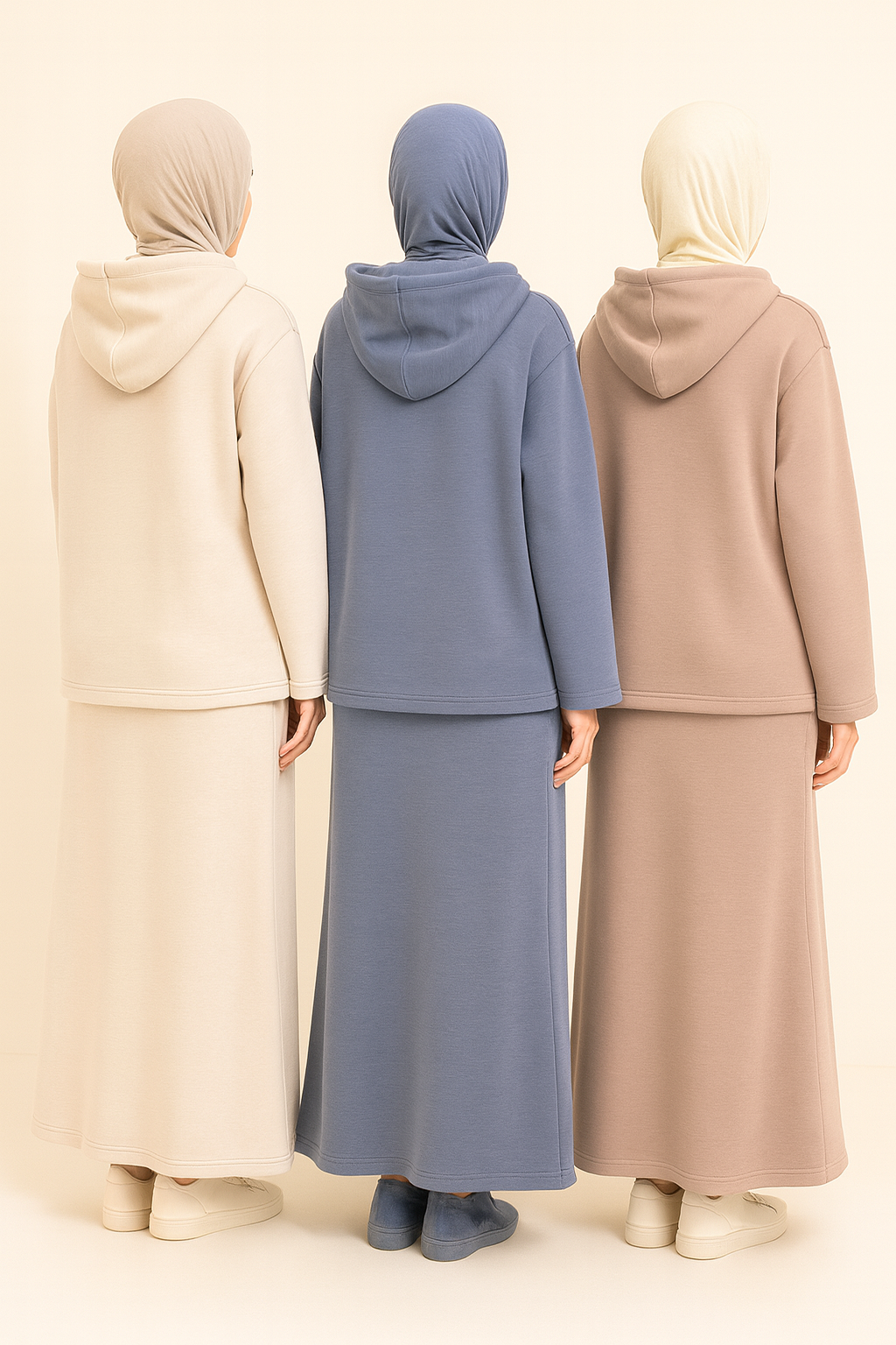 Hooded Skirt Set