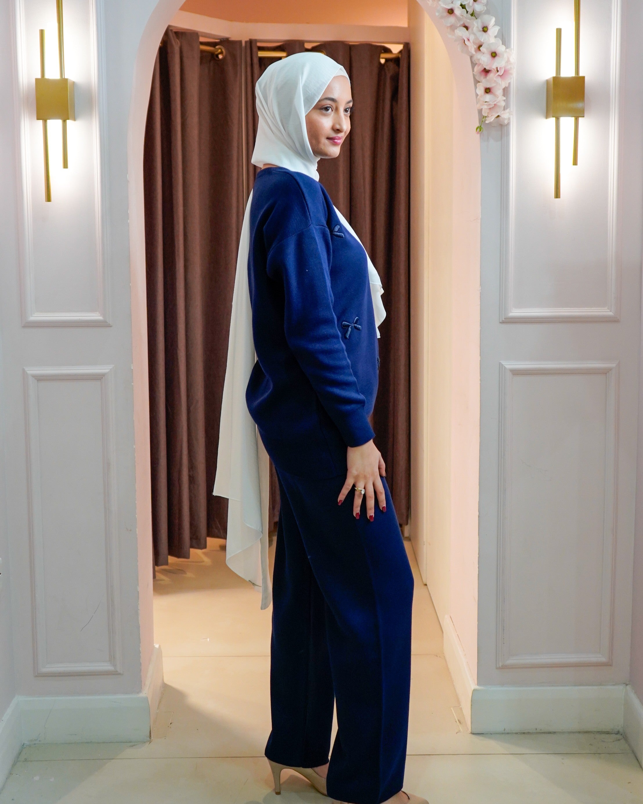 Bow Embroidered Co Ord