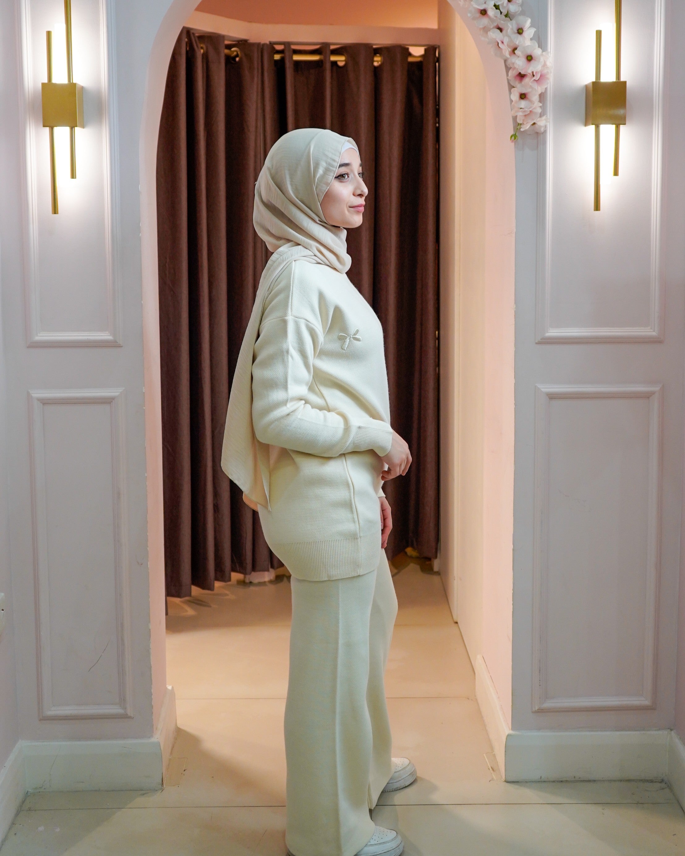 Bow Embroidered Co Ord