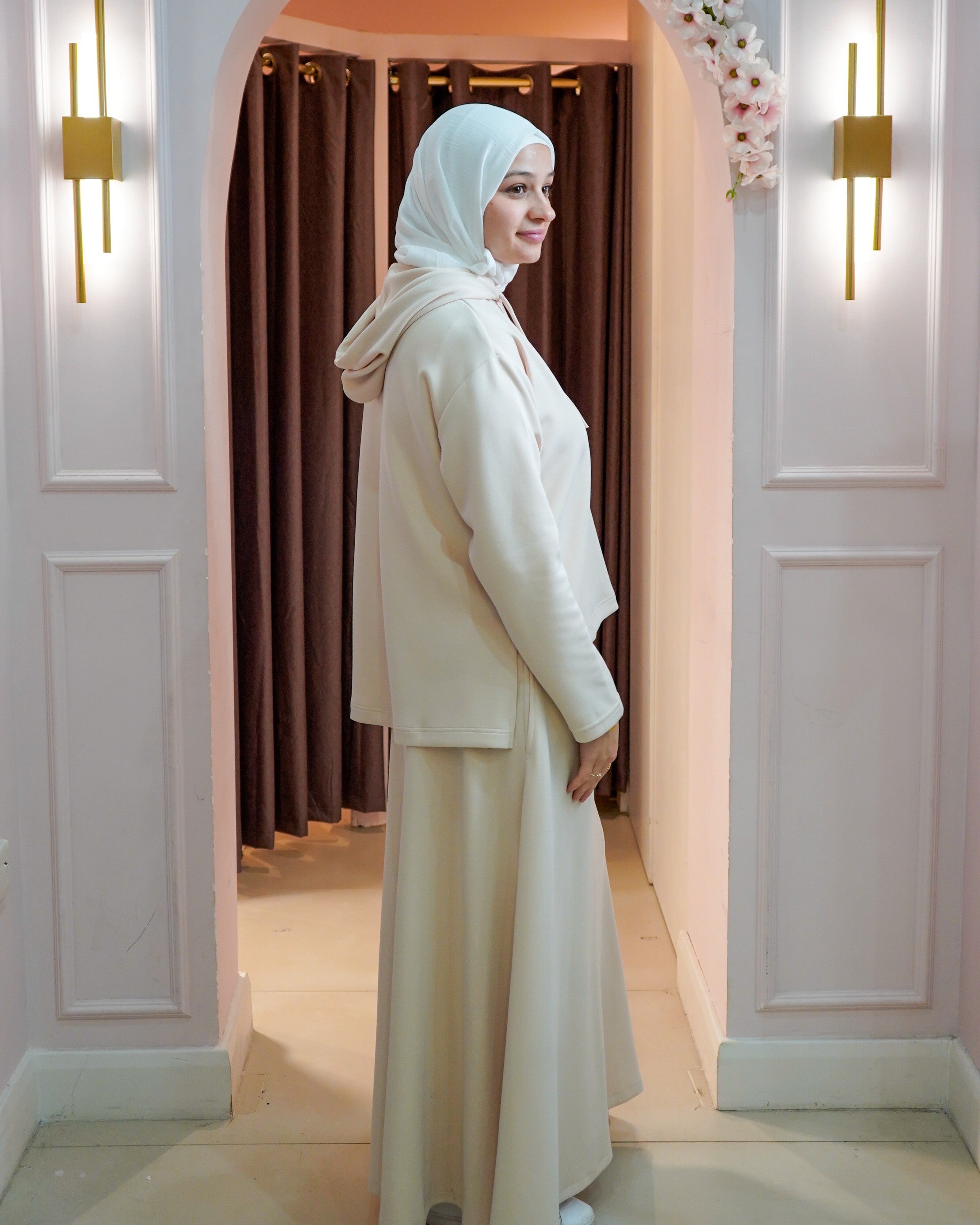 Hooded Skirt Set