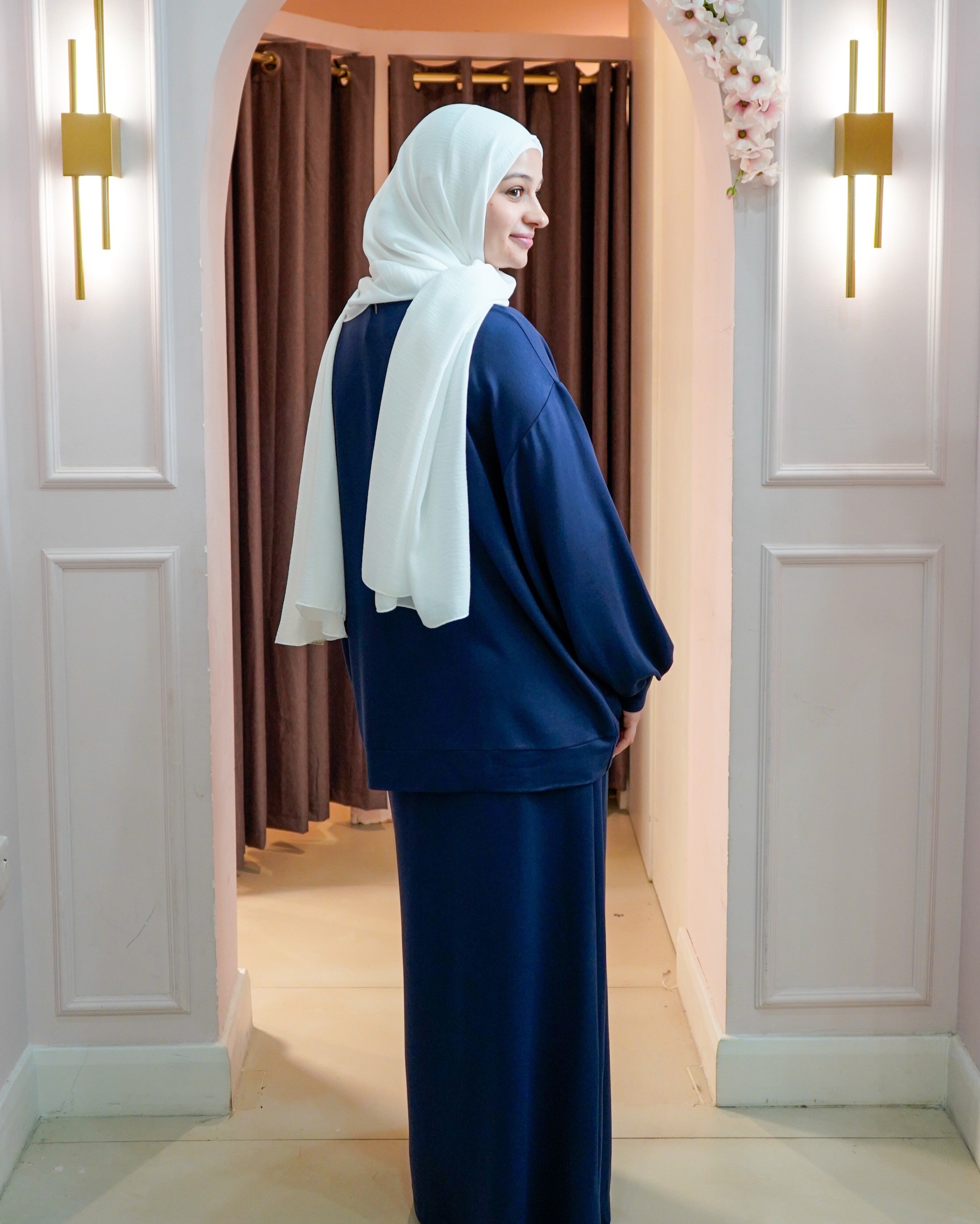 Cuffed Jumper Skirt Set
