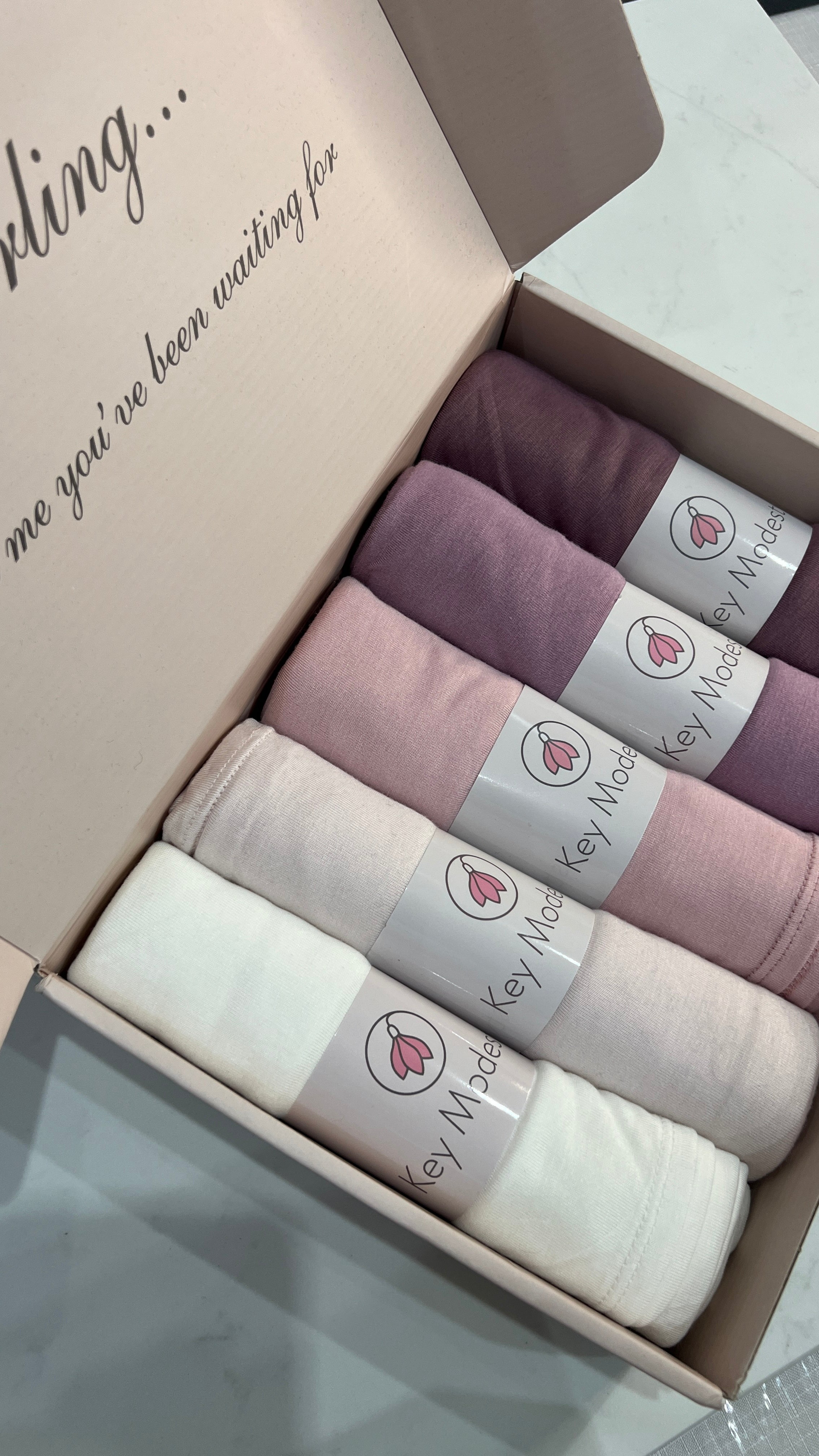 Jersey - Pink tones Hijab Box