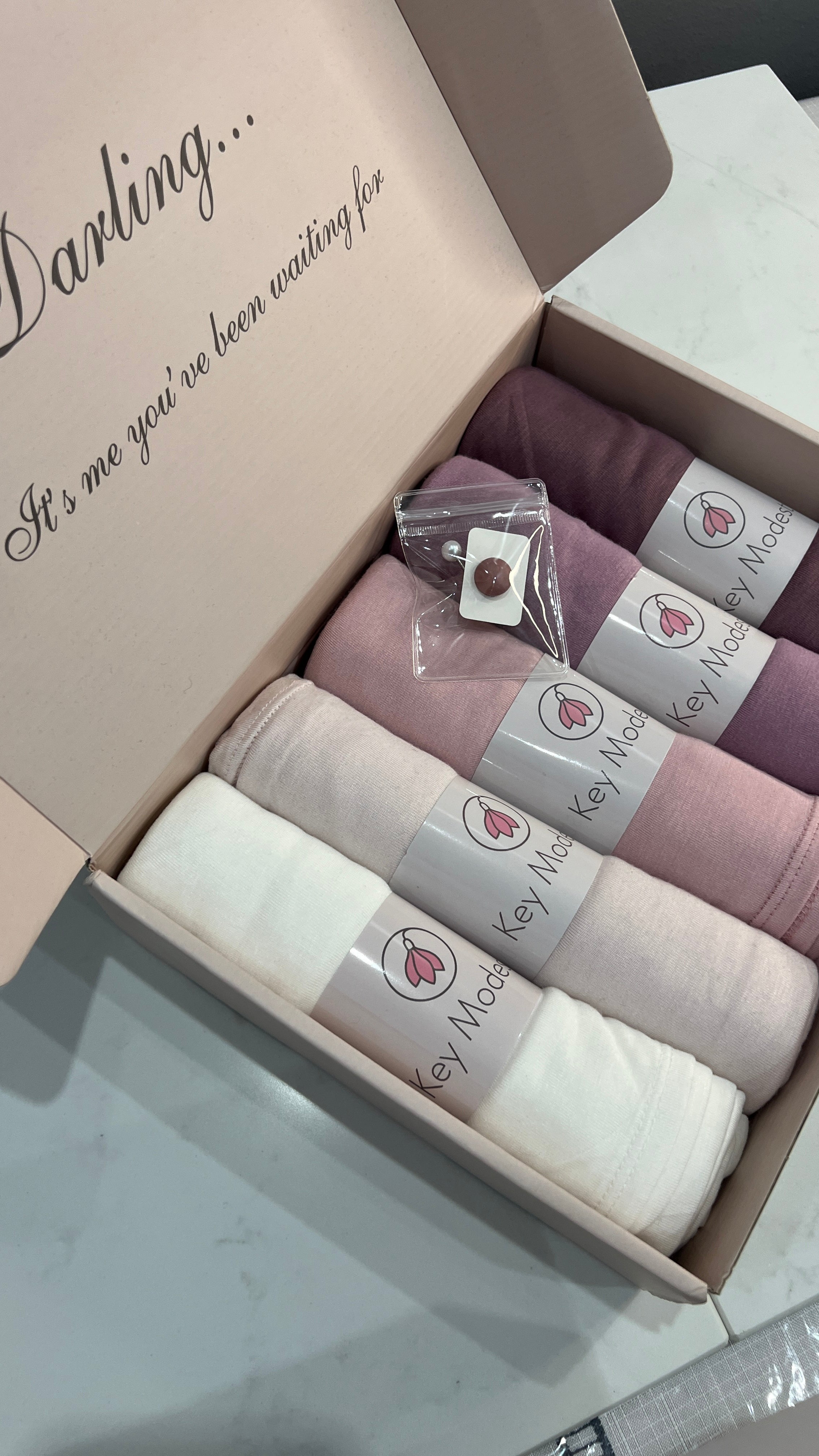 Jersey - Pink tones Hijab Box