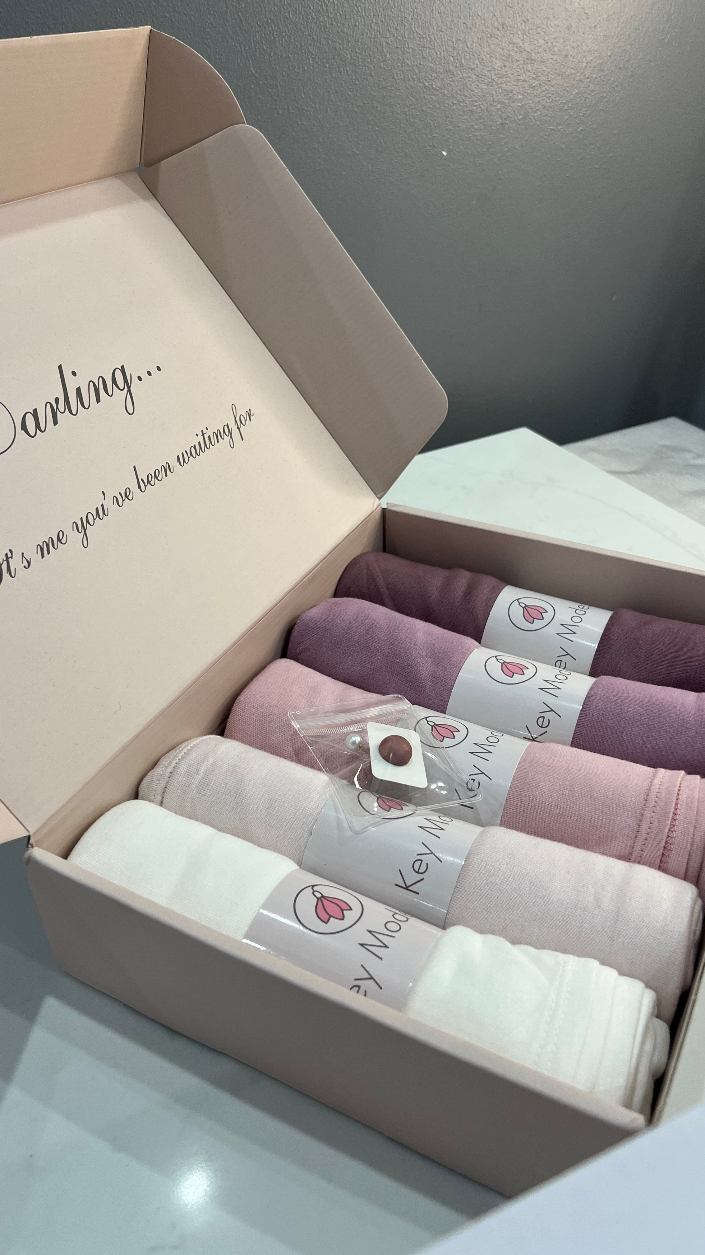 Jersey - Pink tones Hijab Box
