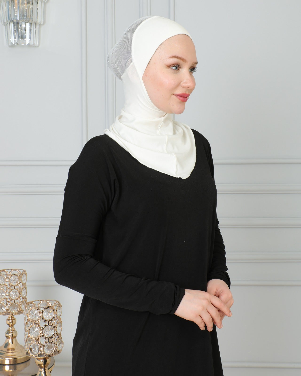 Zulaikha Under-piece (Half Cotton Half Mesh)