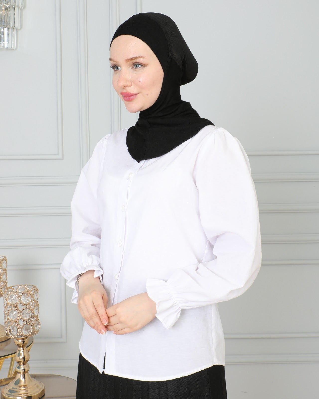 Zulaikha Under-piece (Half Cotton Half Mesh)