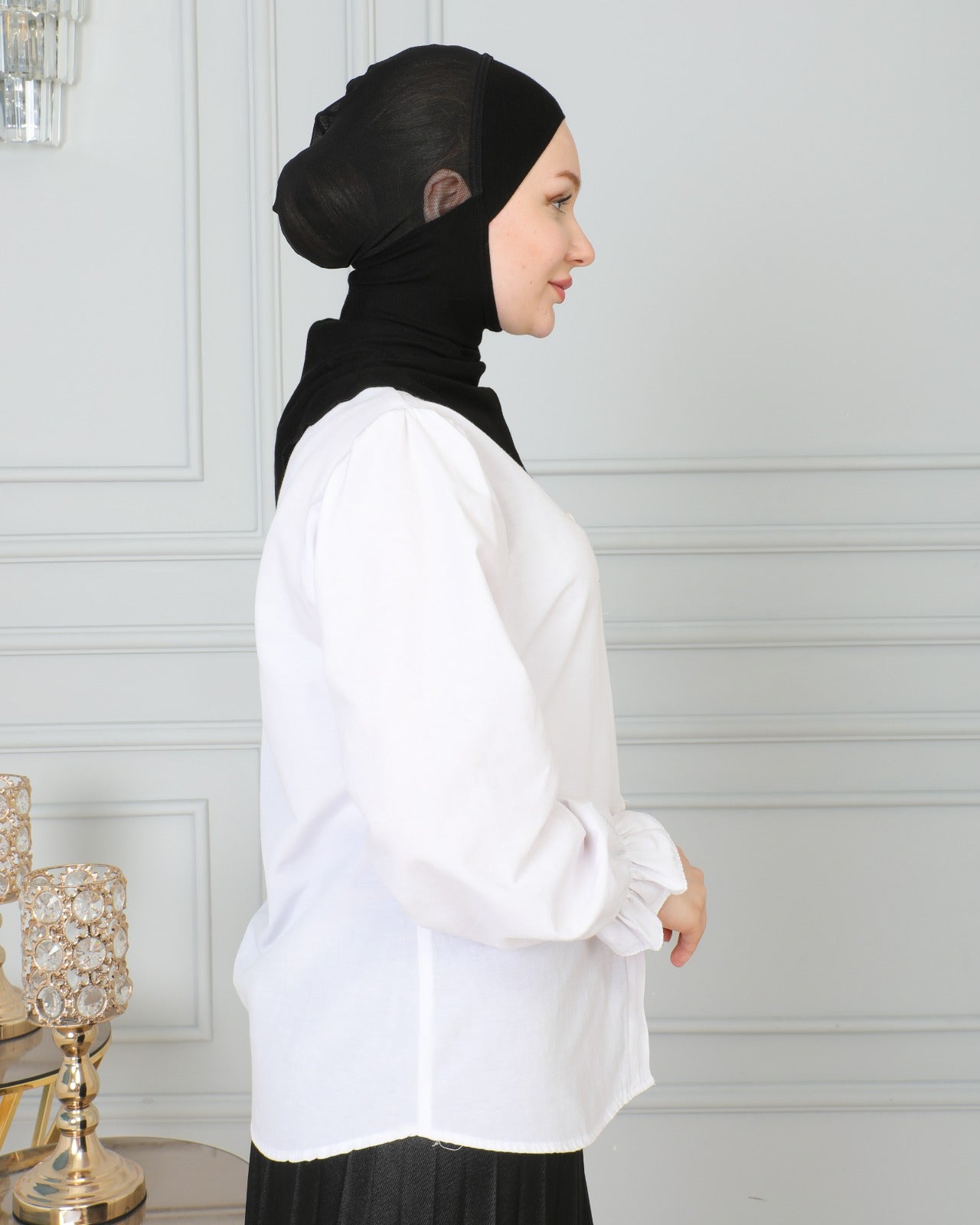 Zulaikha Under-piece (Half Cotton Half Mesh)