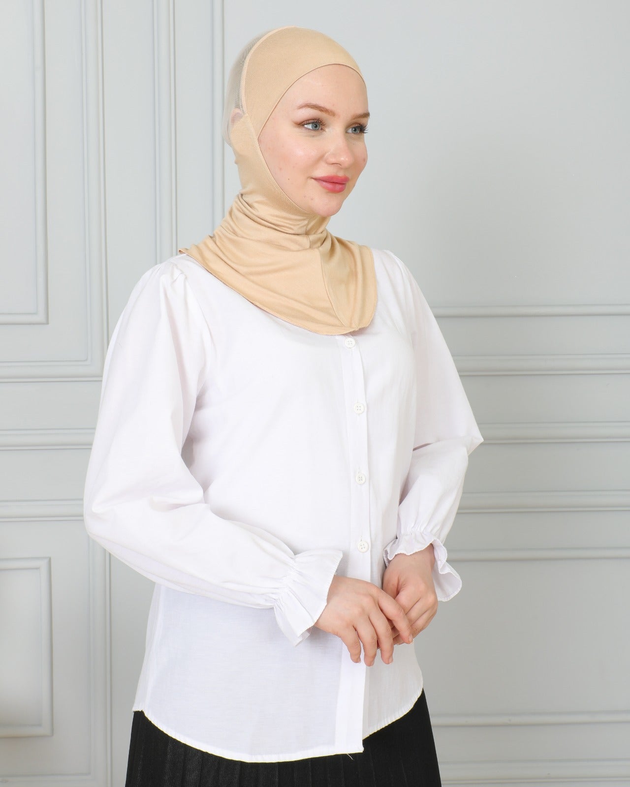 Zulaikha Under-piece (Half Cotton Half Mesh)