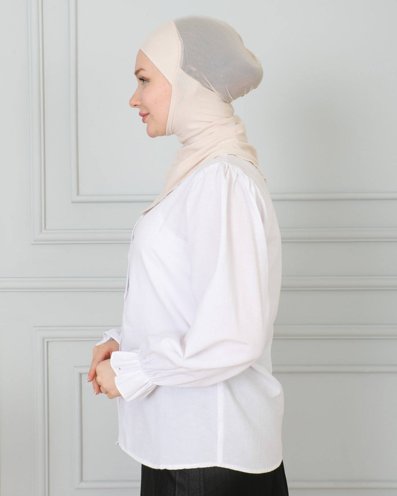 Zulaikha Under-piece (Half Cotton Half Mesh)