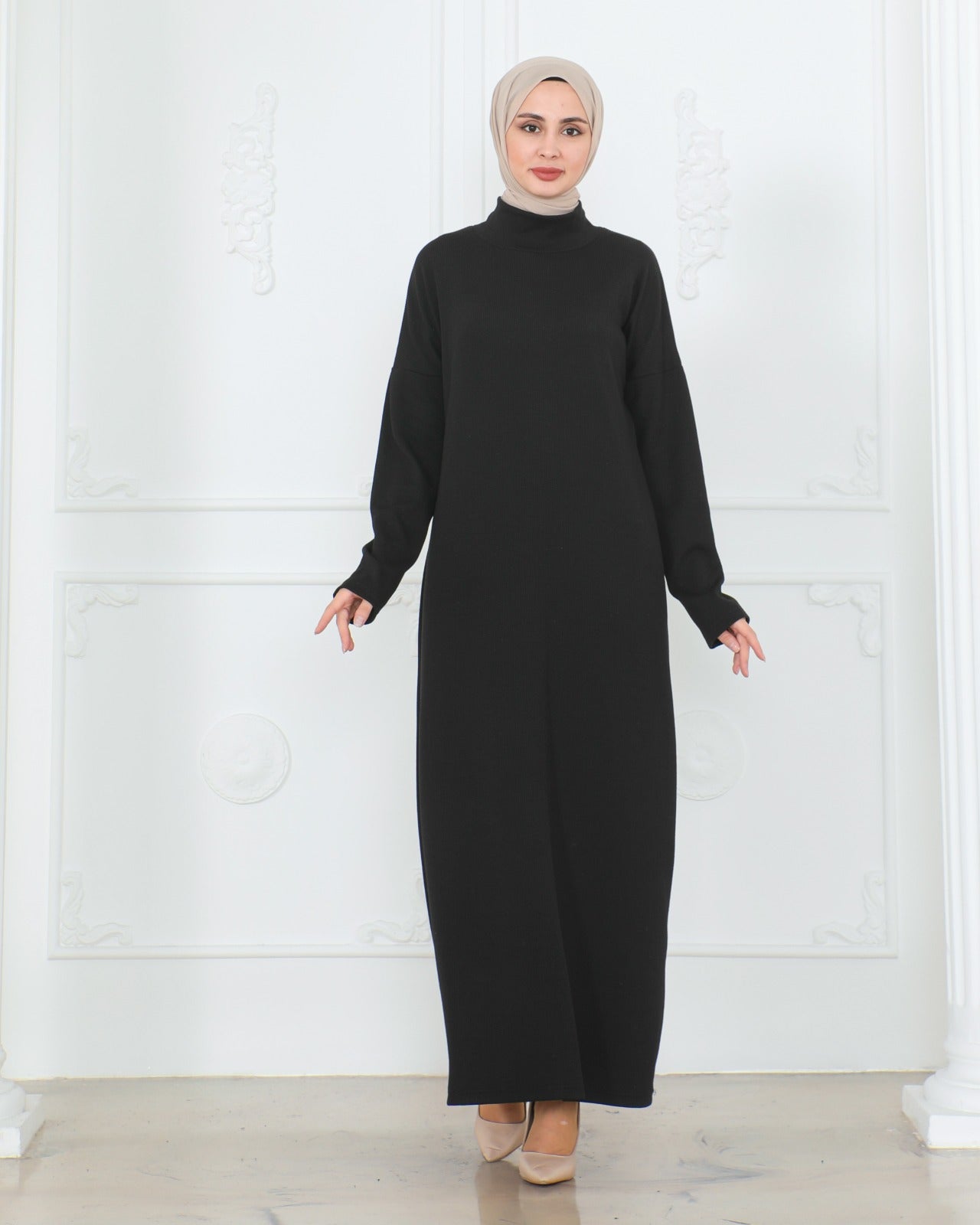Knit Turtleneck Dress
