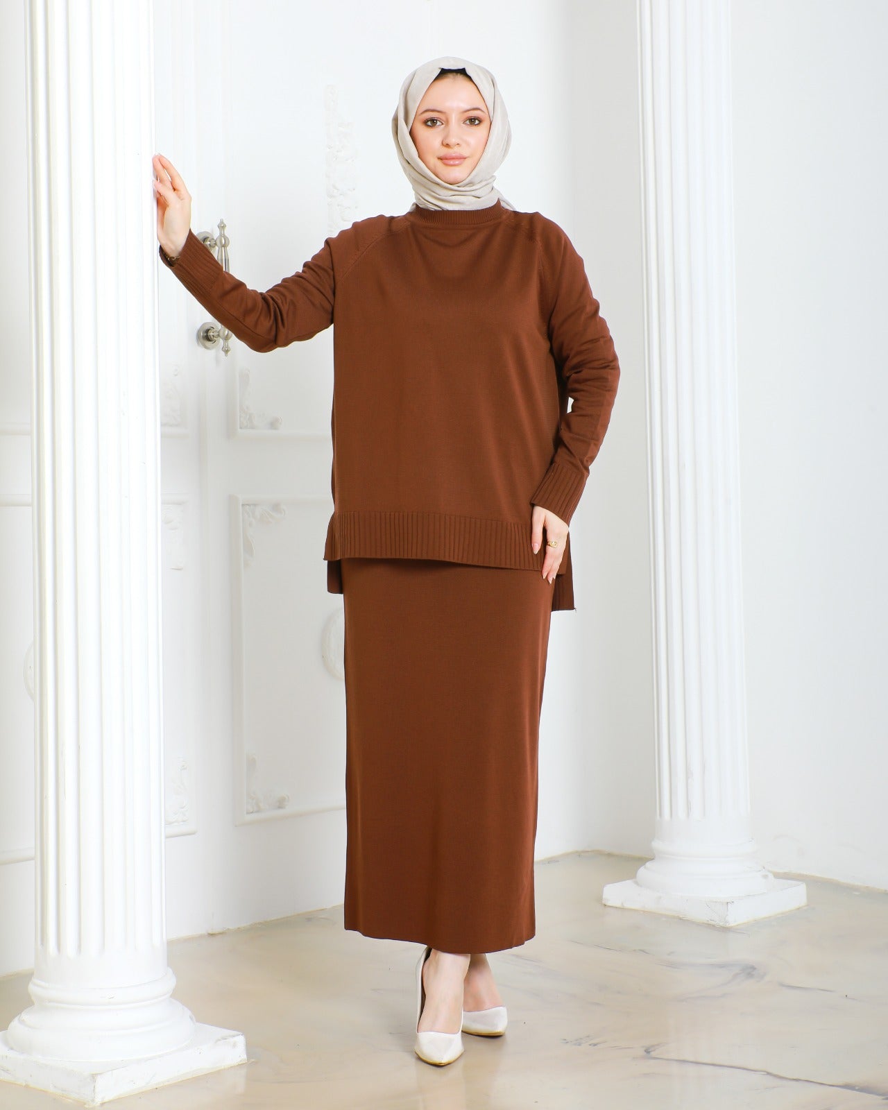 Basic knit skirt Co Ord