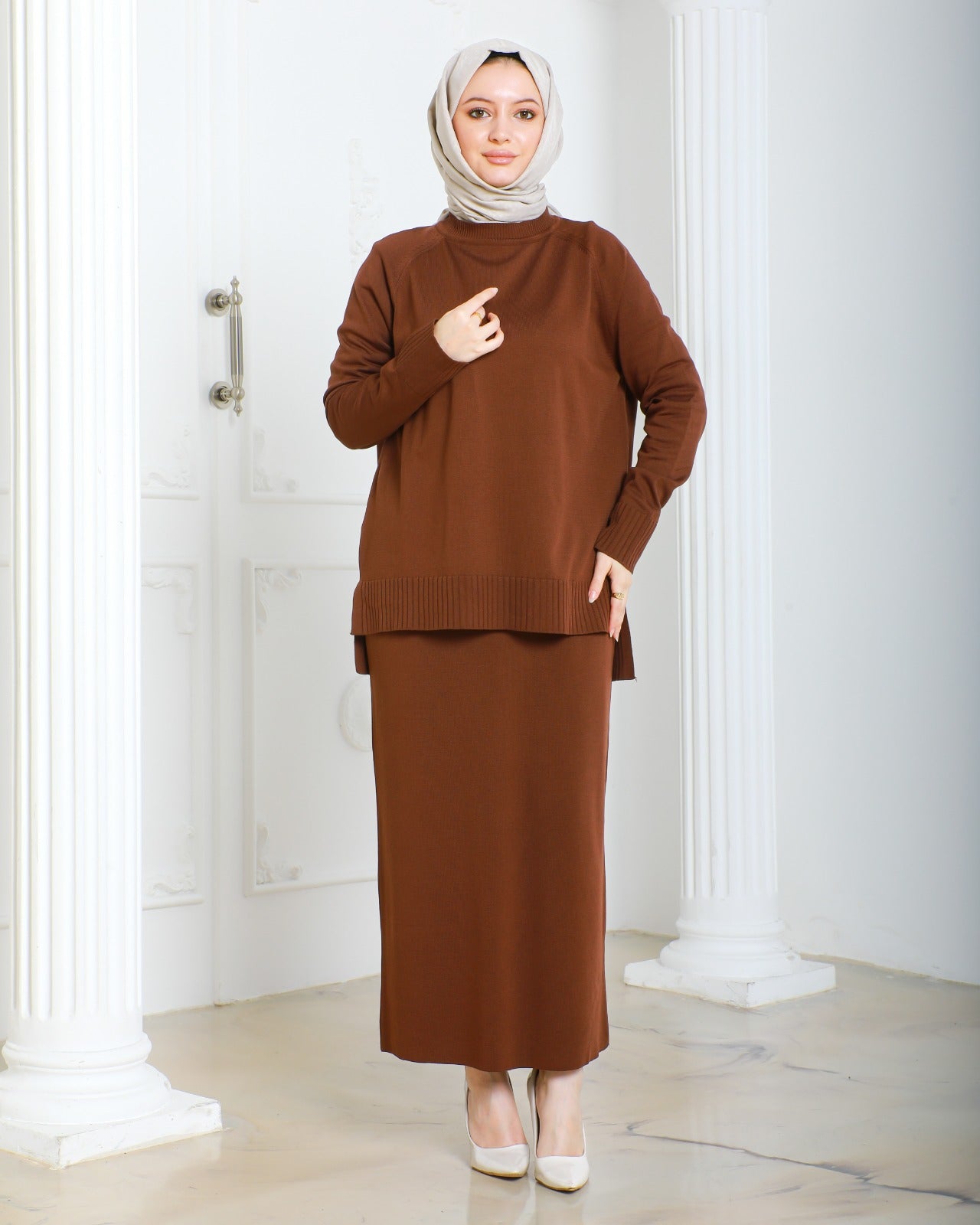 Basic knit skirt Co Ord