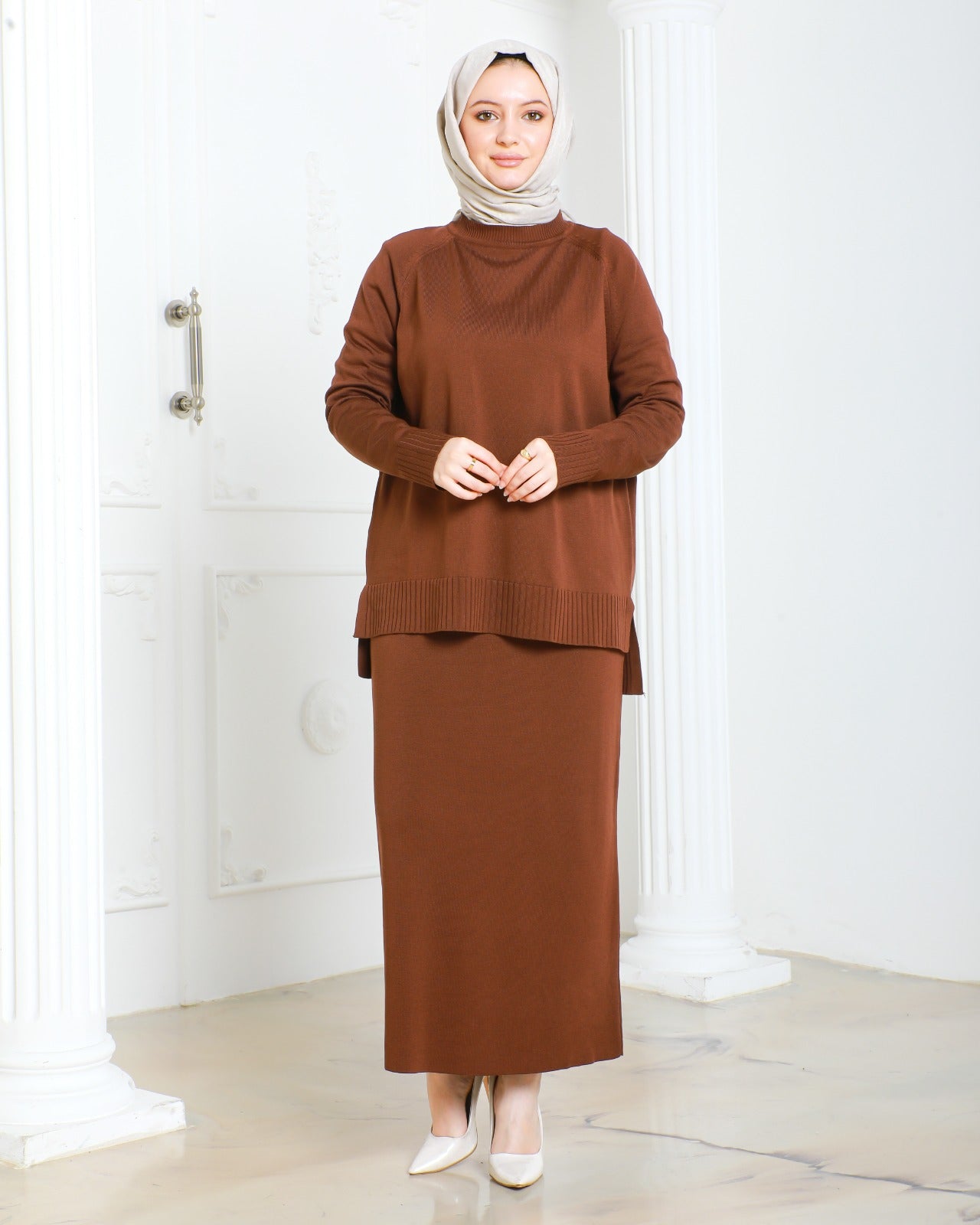 Basic knit skirt Co Ord