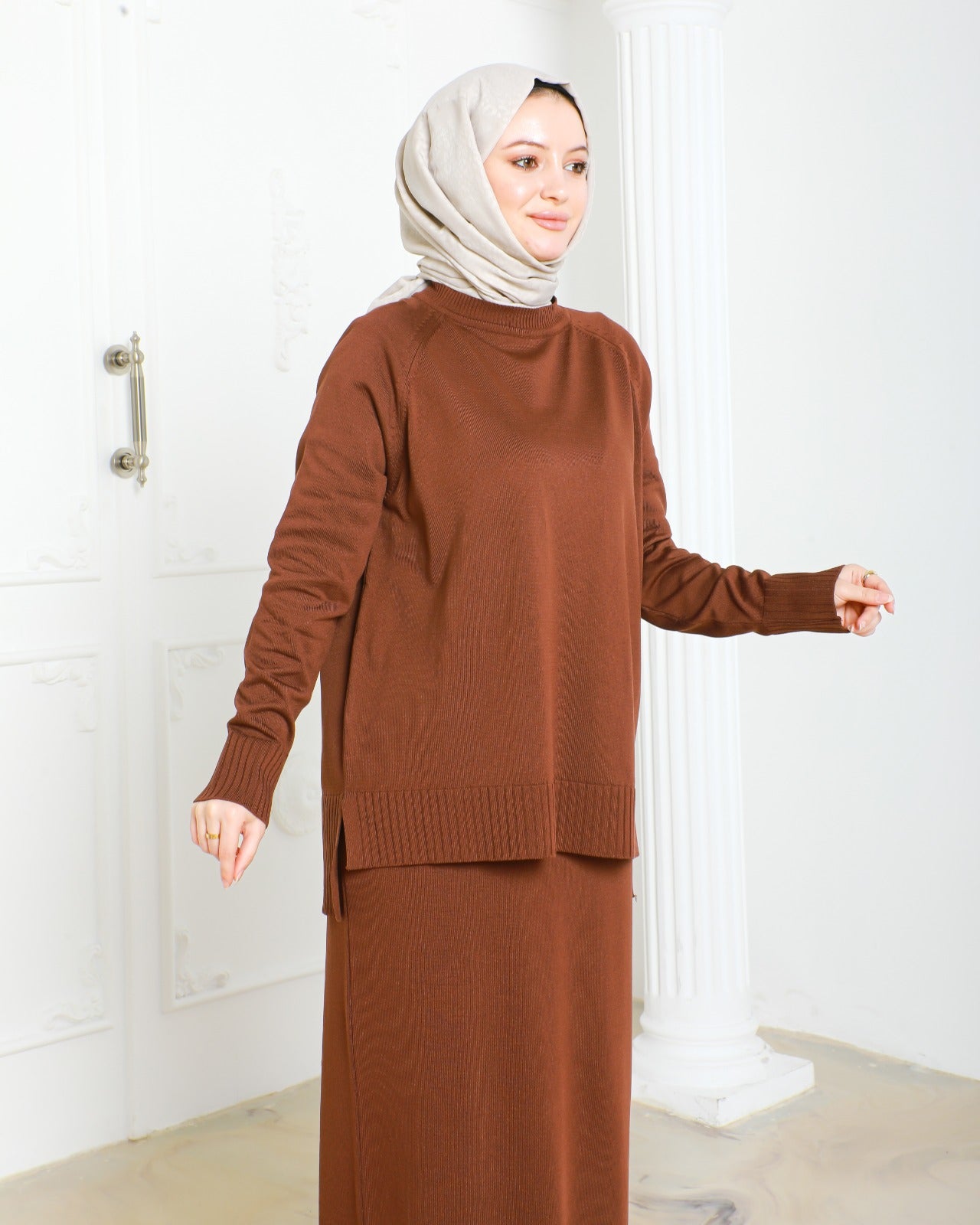 Basic knit skirt Co Ord