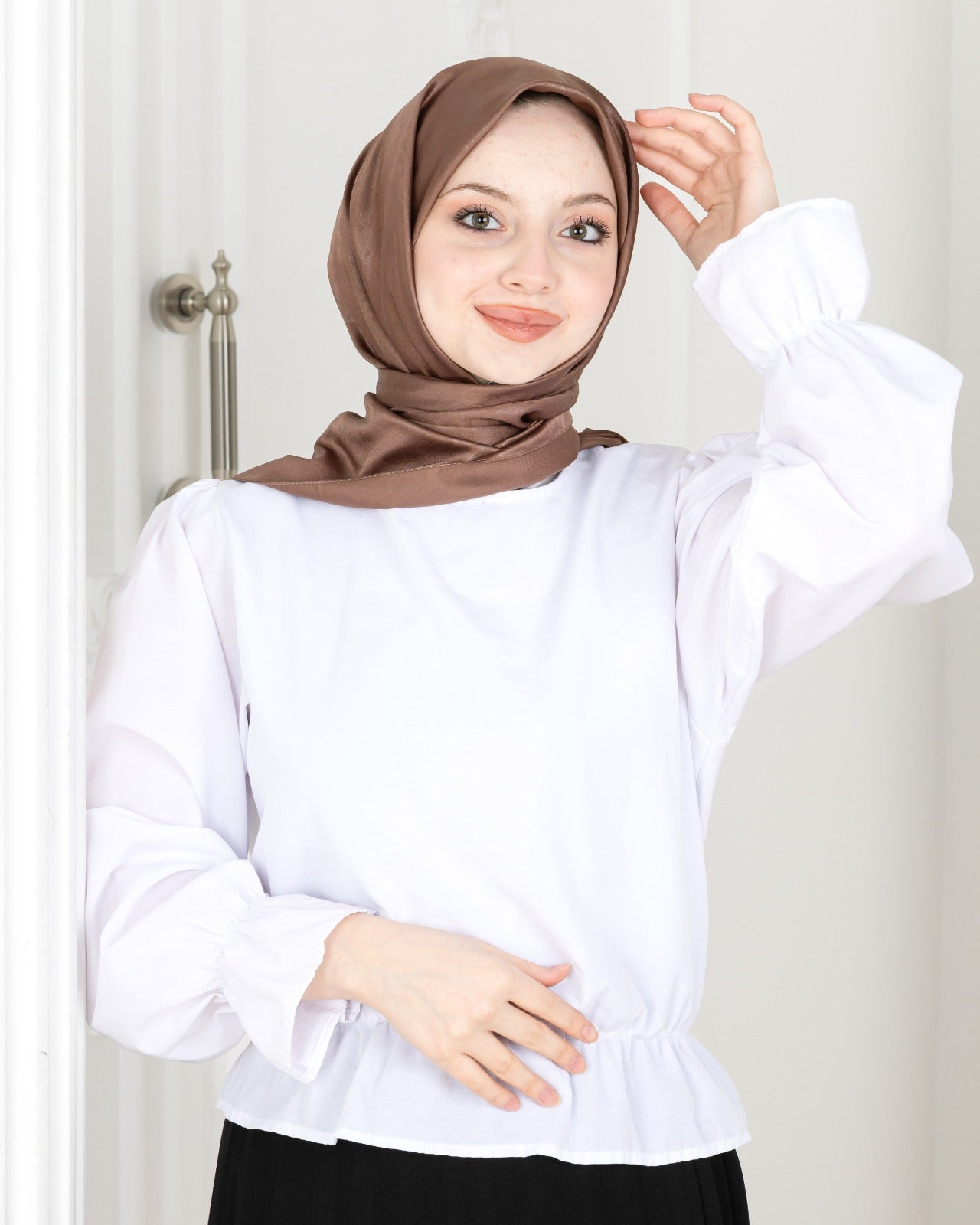 Patterned Square Hijab