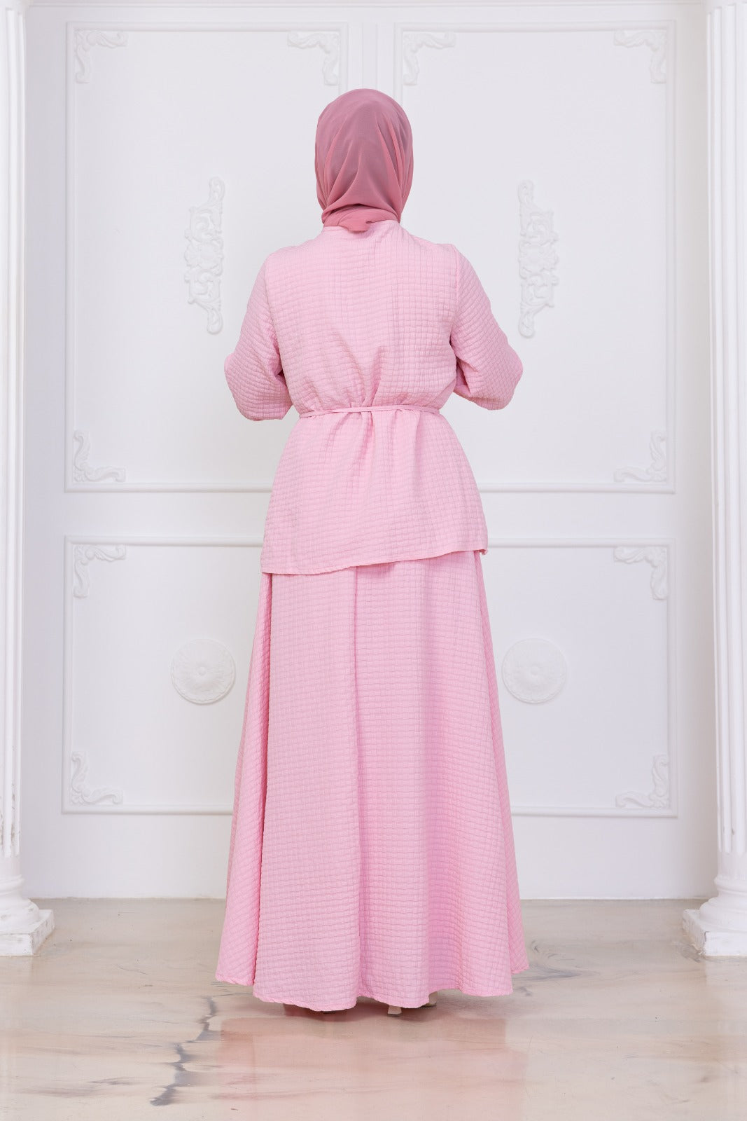 Light Stone Skirt co-ord
