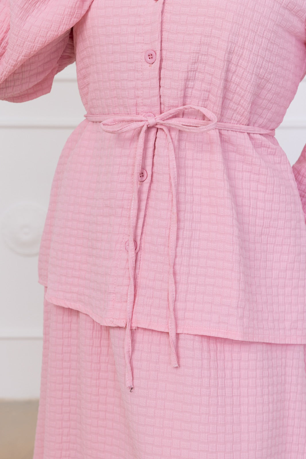 Light Stone Skirt co-ord