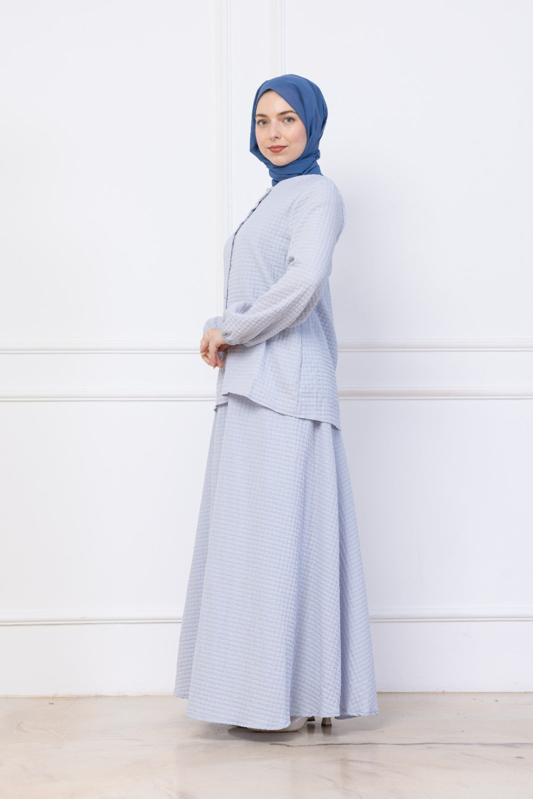 Light Stone Skirt co-ord