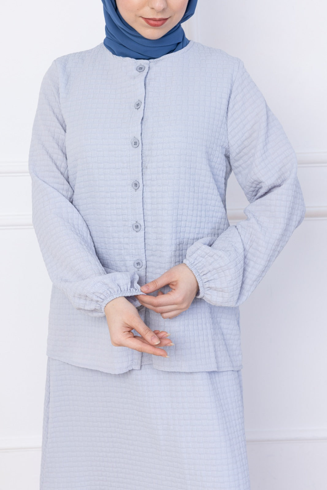 Light Stone Skirt co-ord