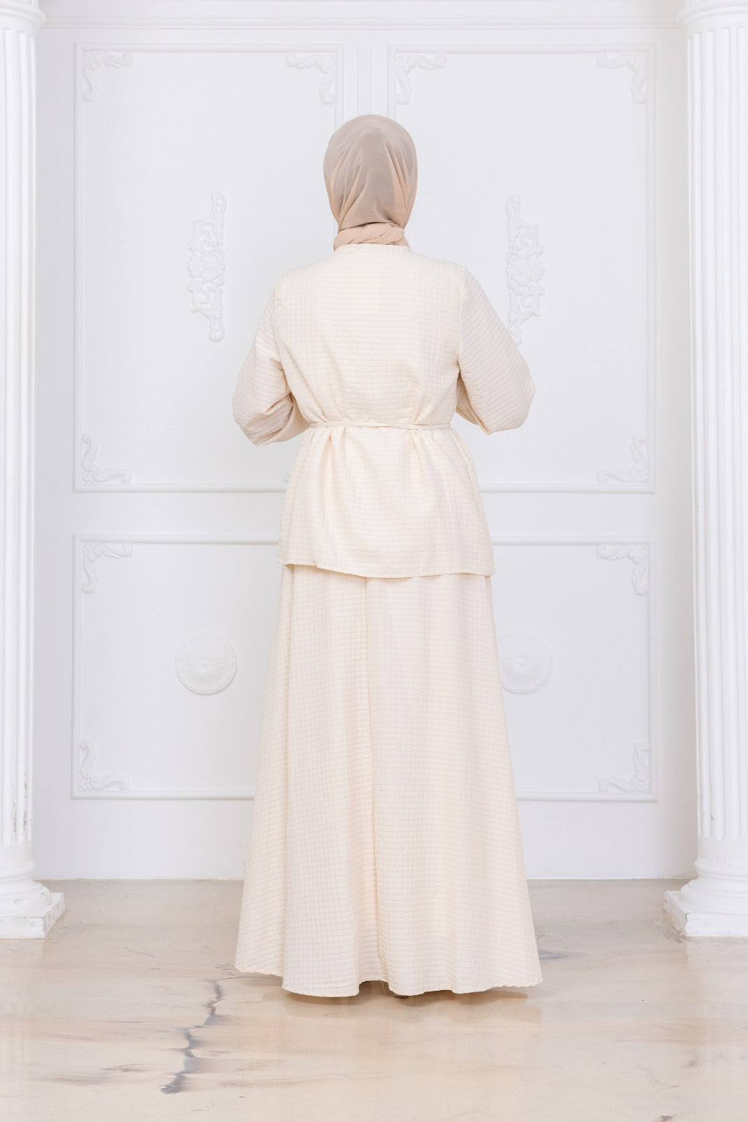 Light Stone Skirt co-ord