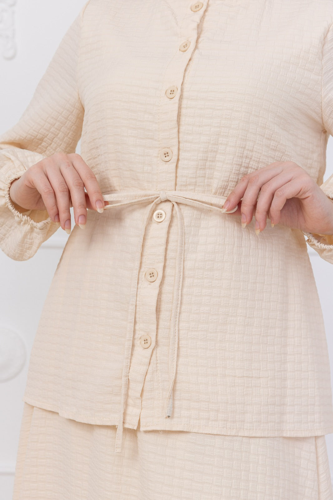 Light Stone Skirt co-ord