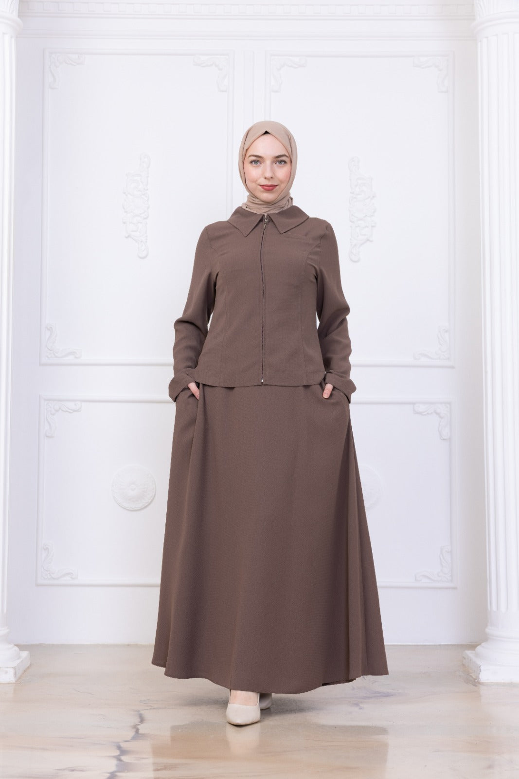Zip skirt co ord