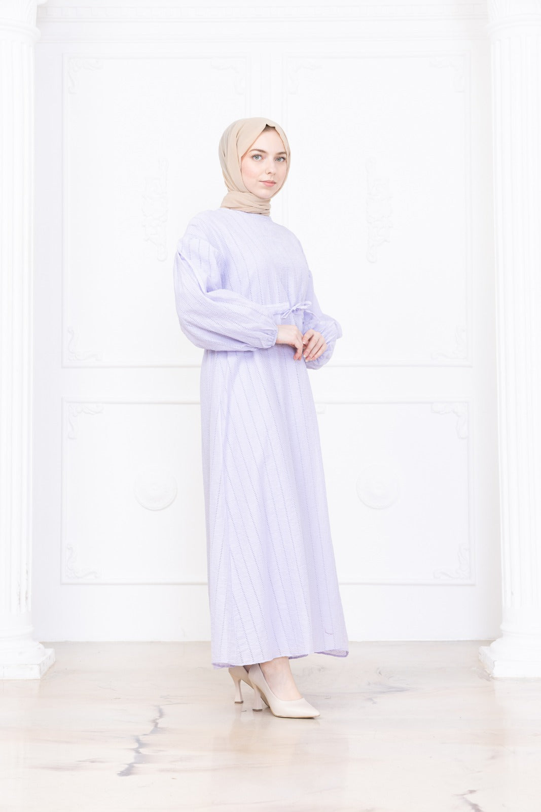 Adjustable Waist Clip Dress