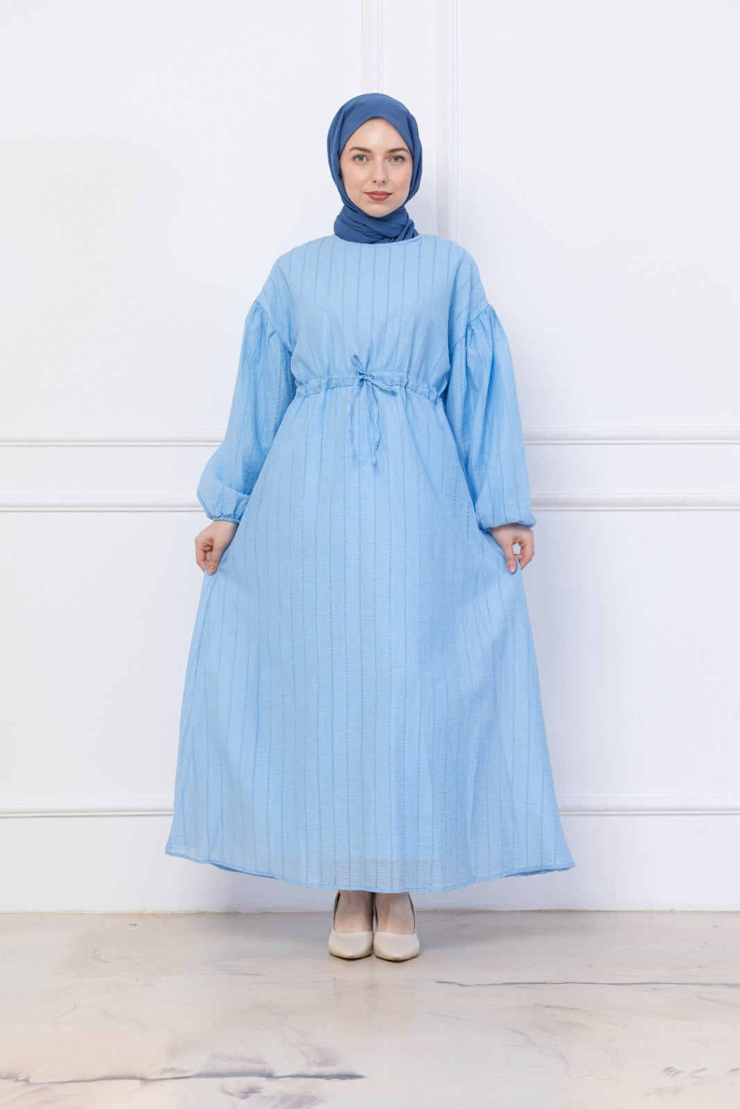 Adjustable Waist Clip Dress