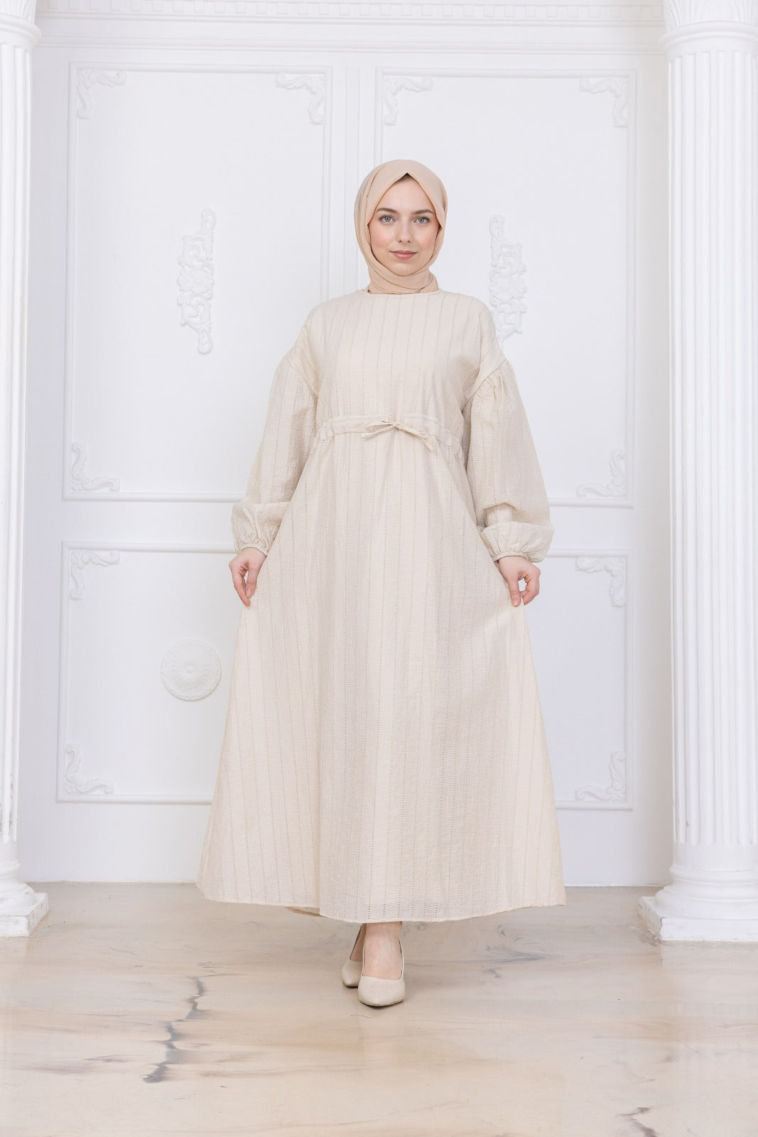 Adjustable Waist Clip Dress