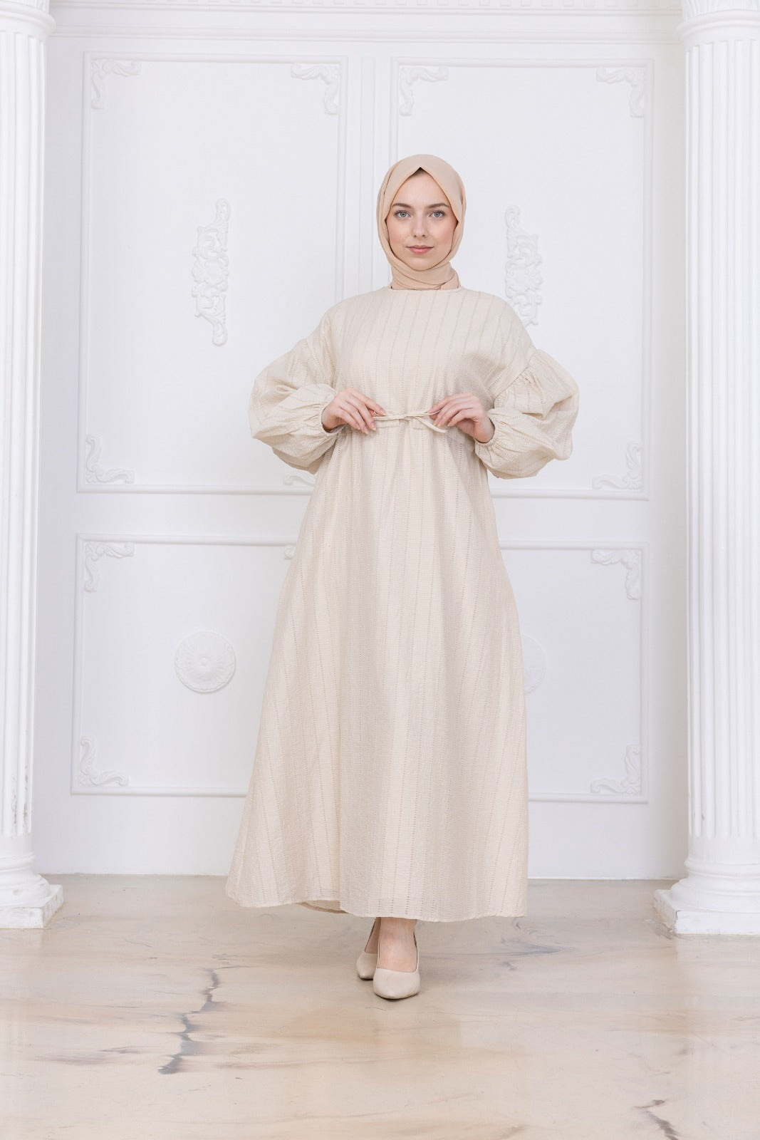 Adjustable Waist Clip Dress