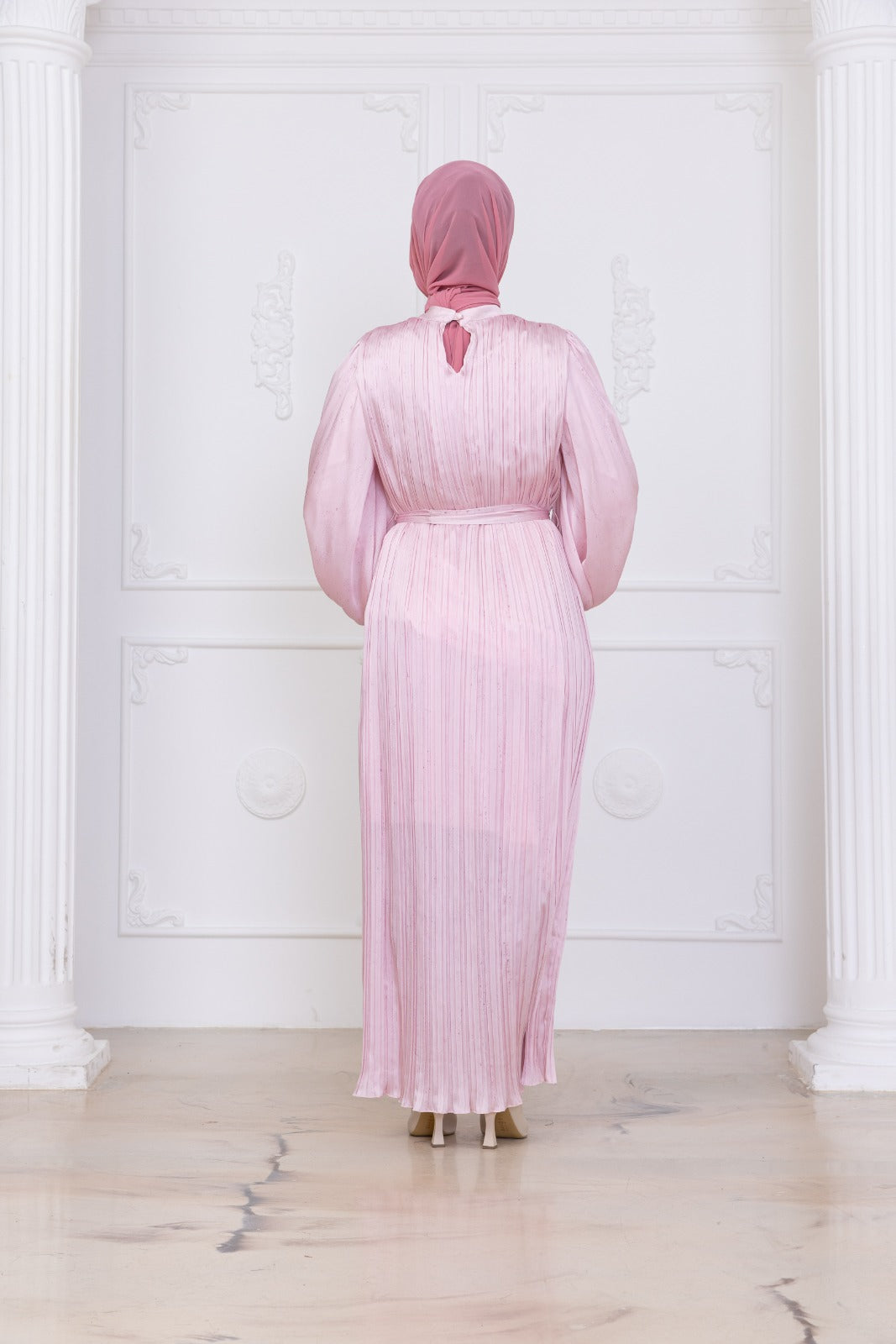 Silk Pleat Dress