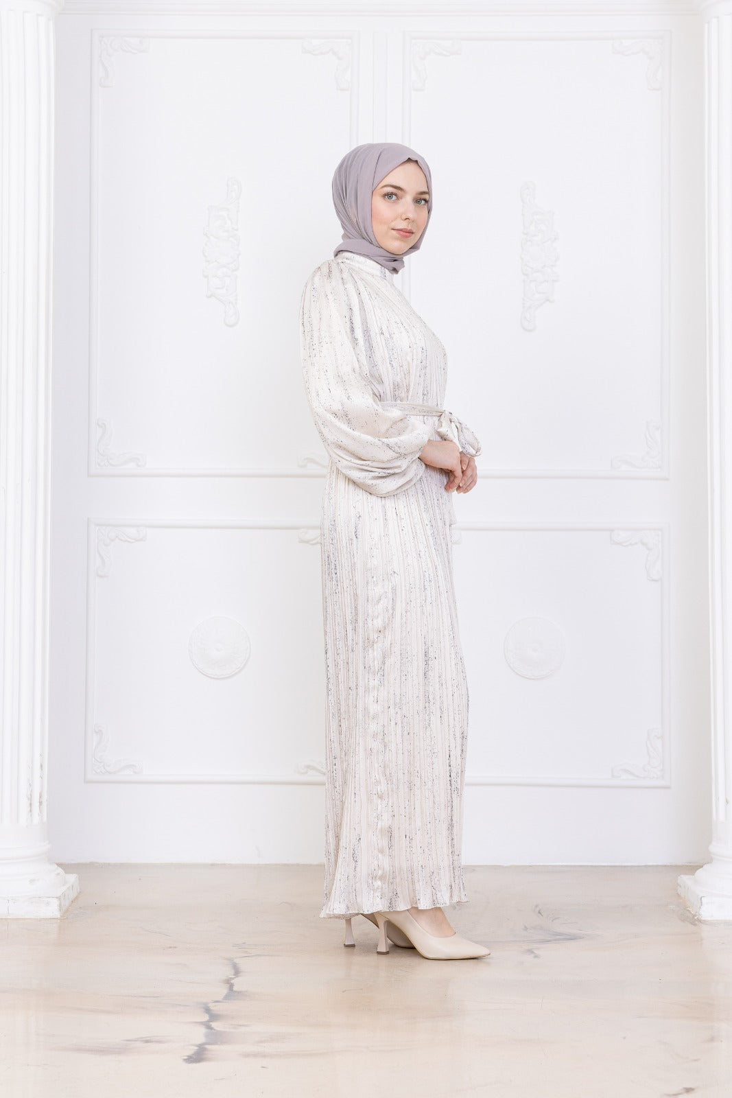 Silk Pleat Dress