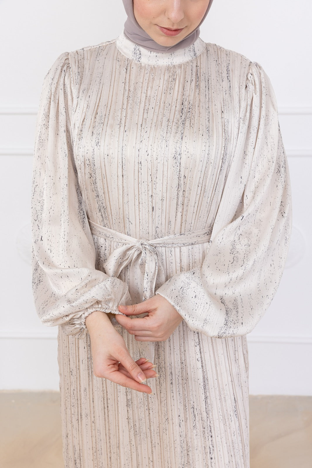 Silk Pleat Dress