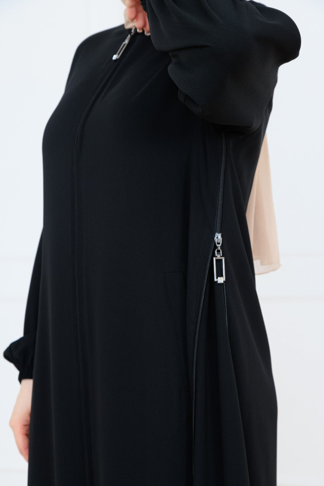 Side Zip Abaya