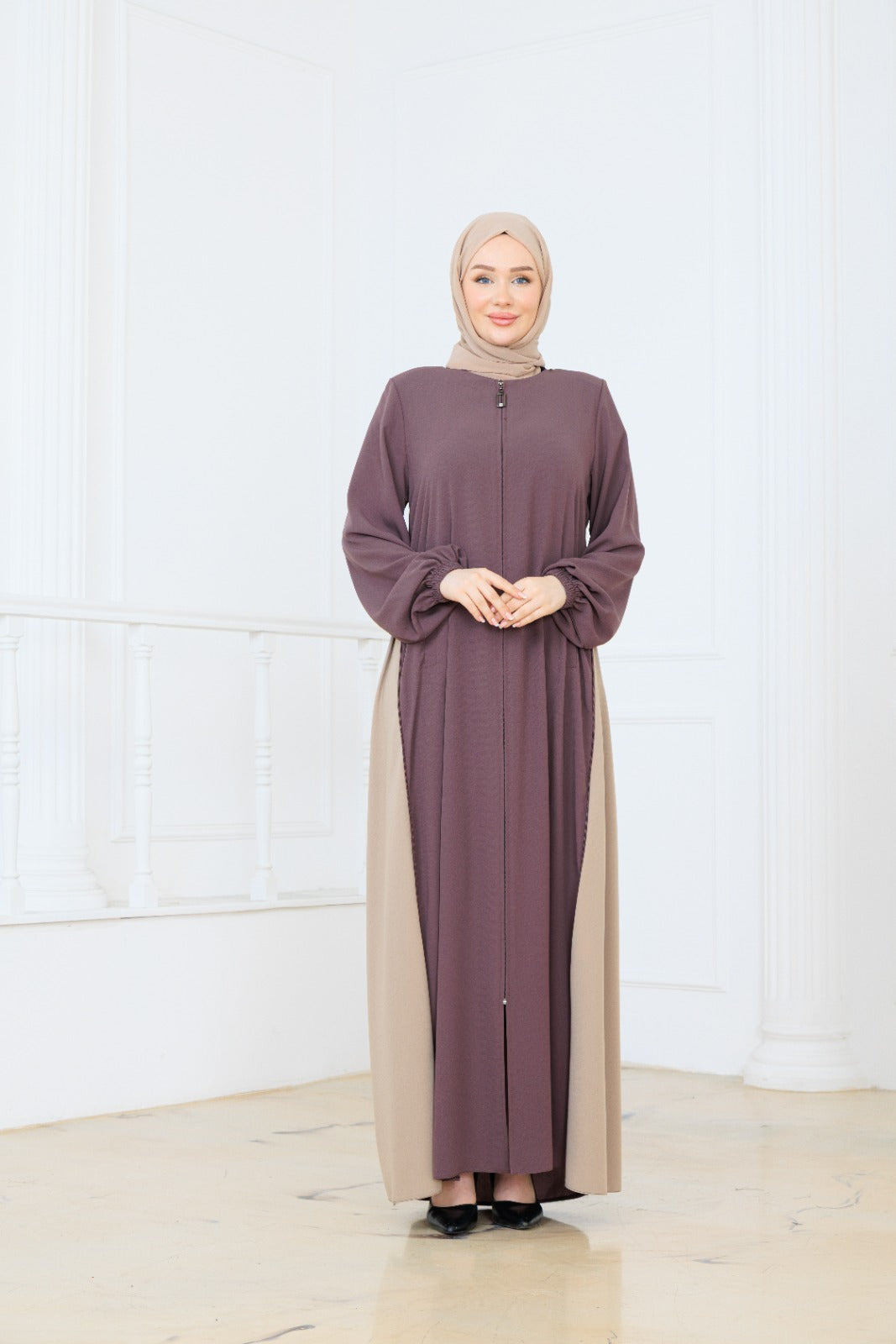 Side Zip Abaya
