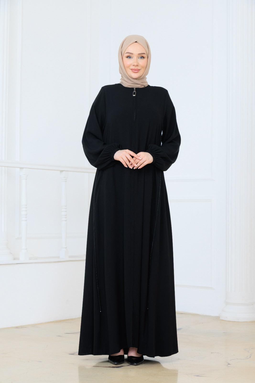 Side Zip Abaya